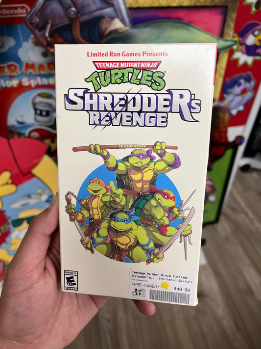 TMNT Shredder's Revenge Switch Collector's Edition Complete