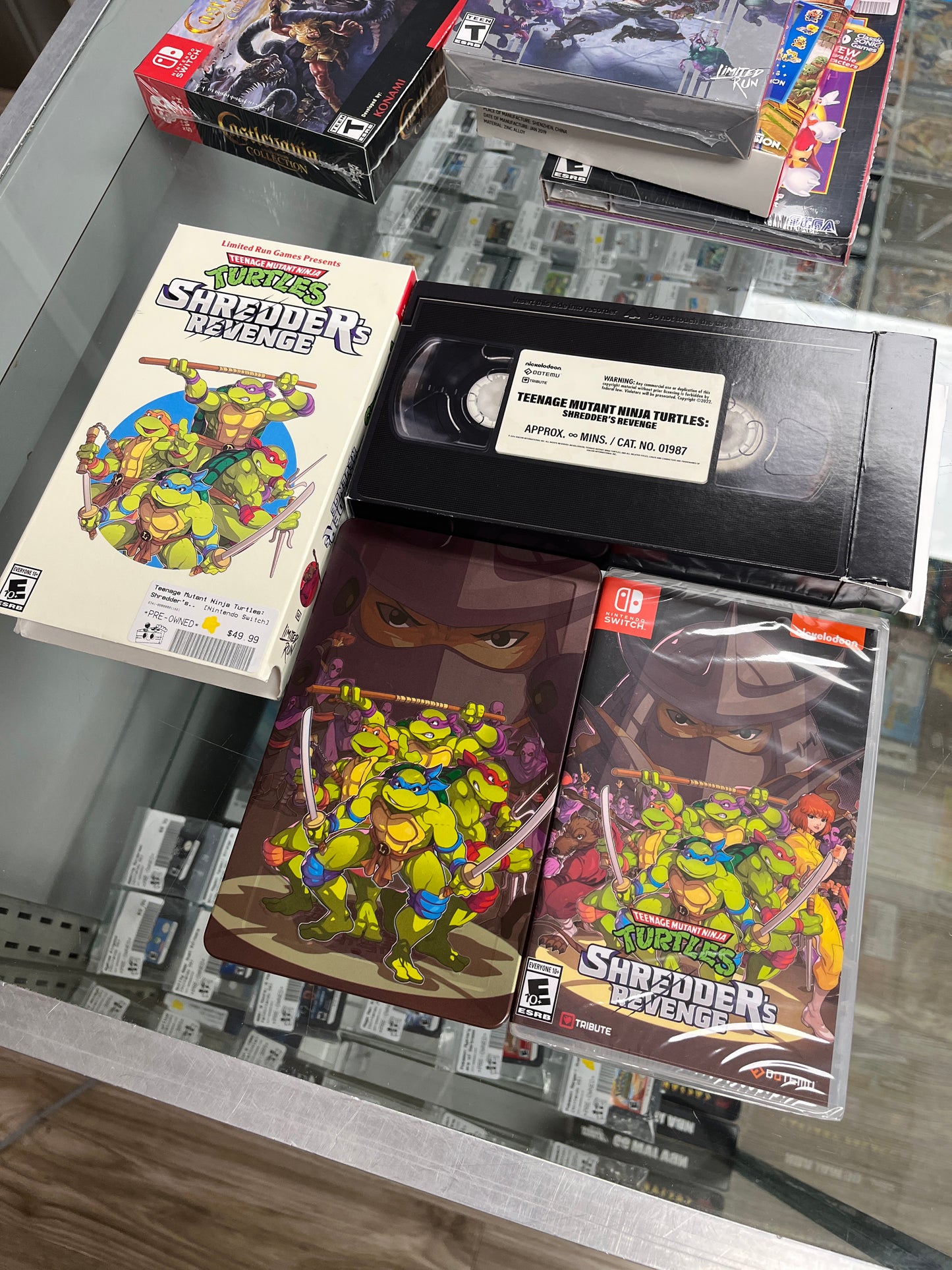 TMNT Shredder's Revenge Switch Collector's Edition Complete
