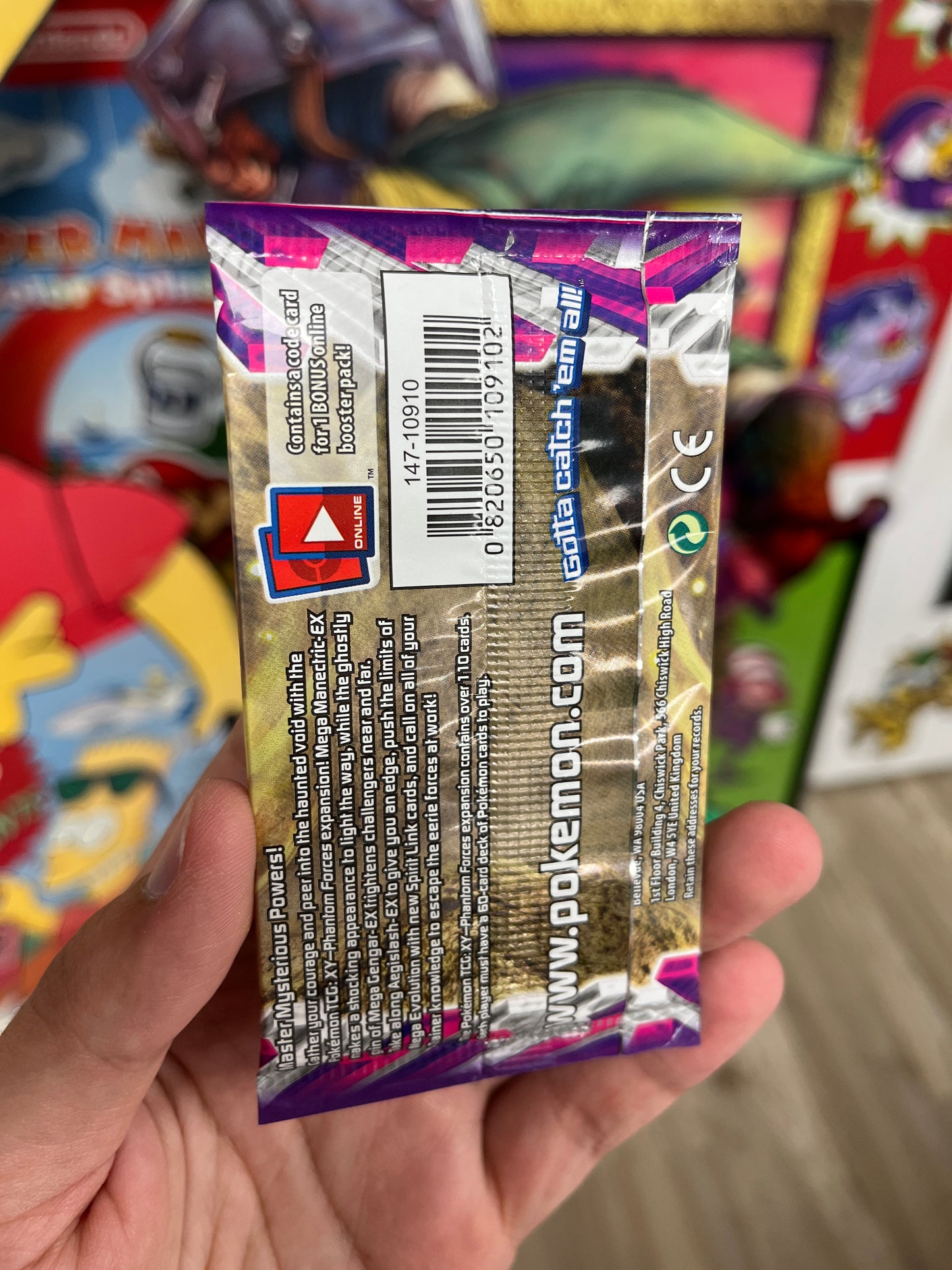 Pokemon XY Phantom Forces Booster Pack Sealed