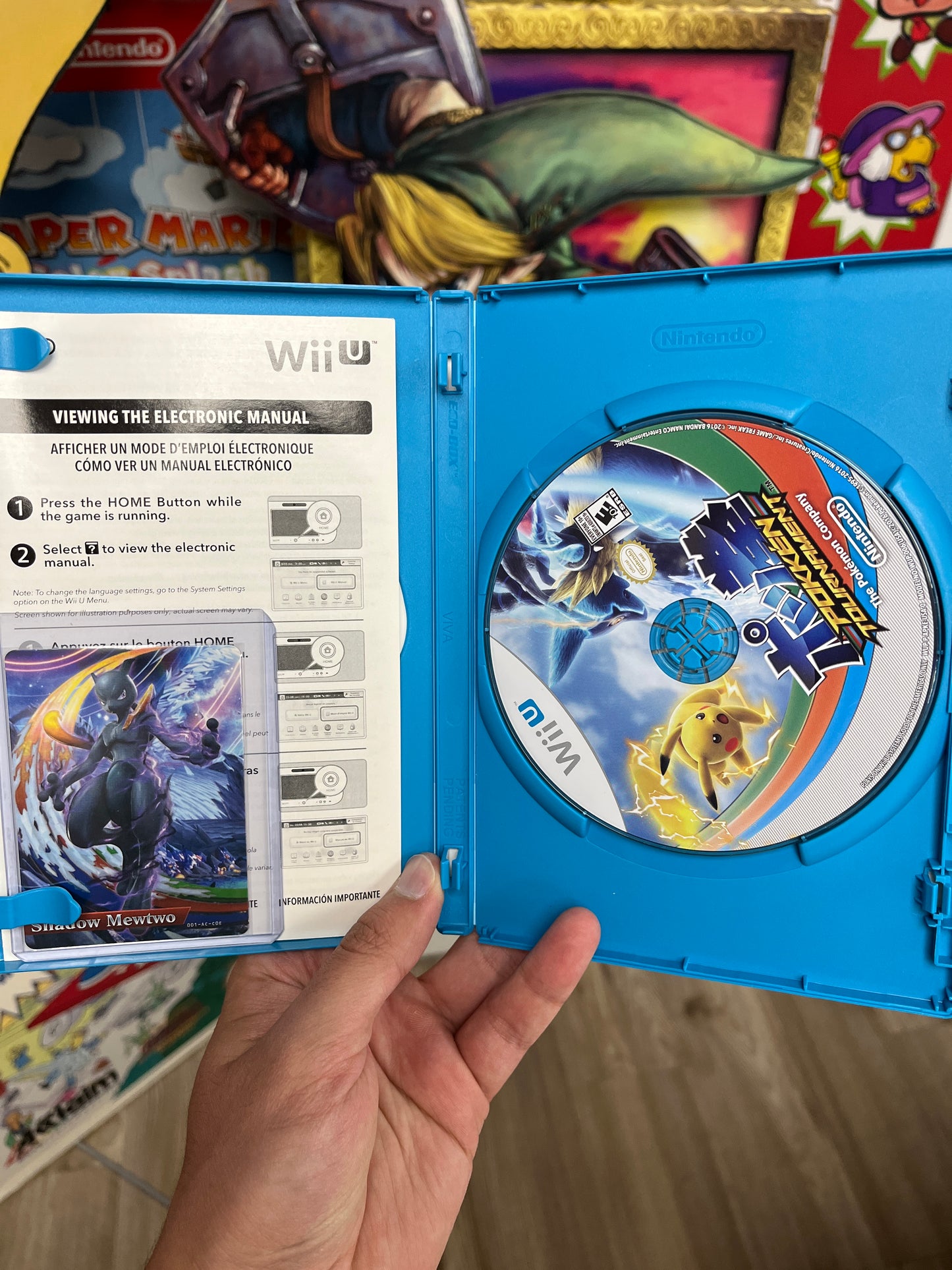 Pokken Tournament Wii U W/ Card Rare