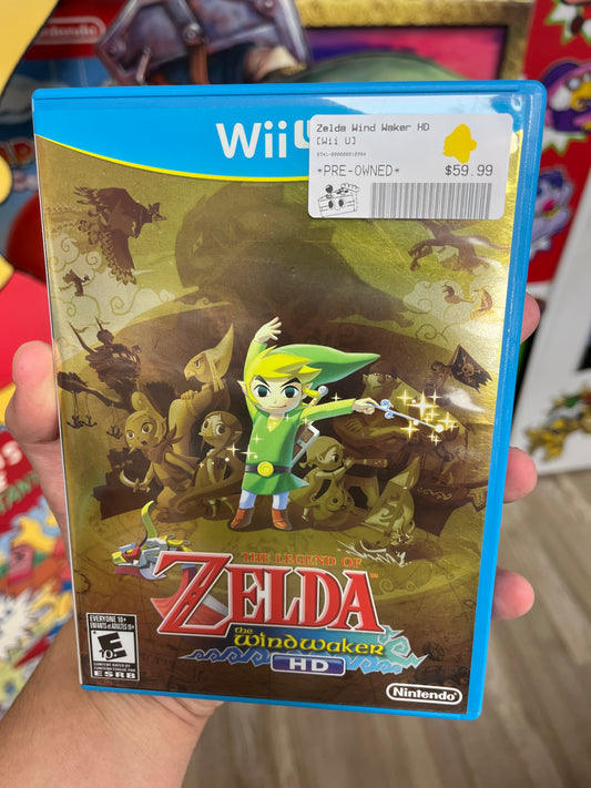 Zelda Wind Waker HD Wii U Complete