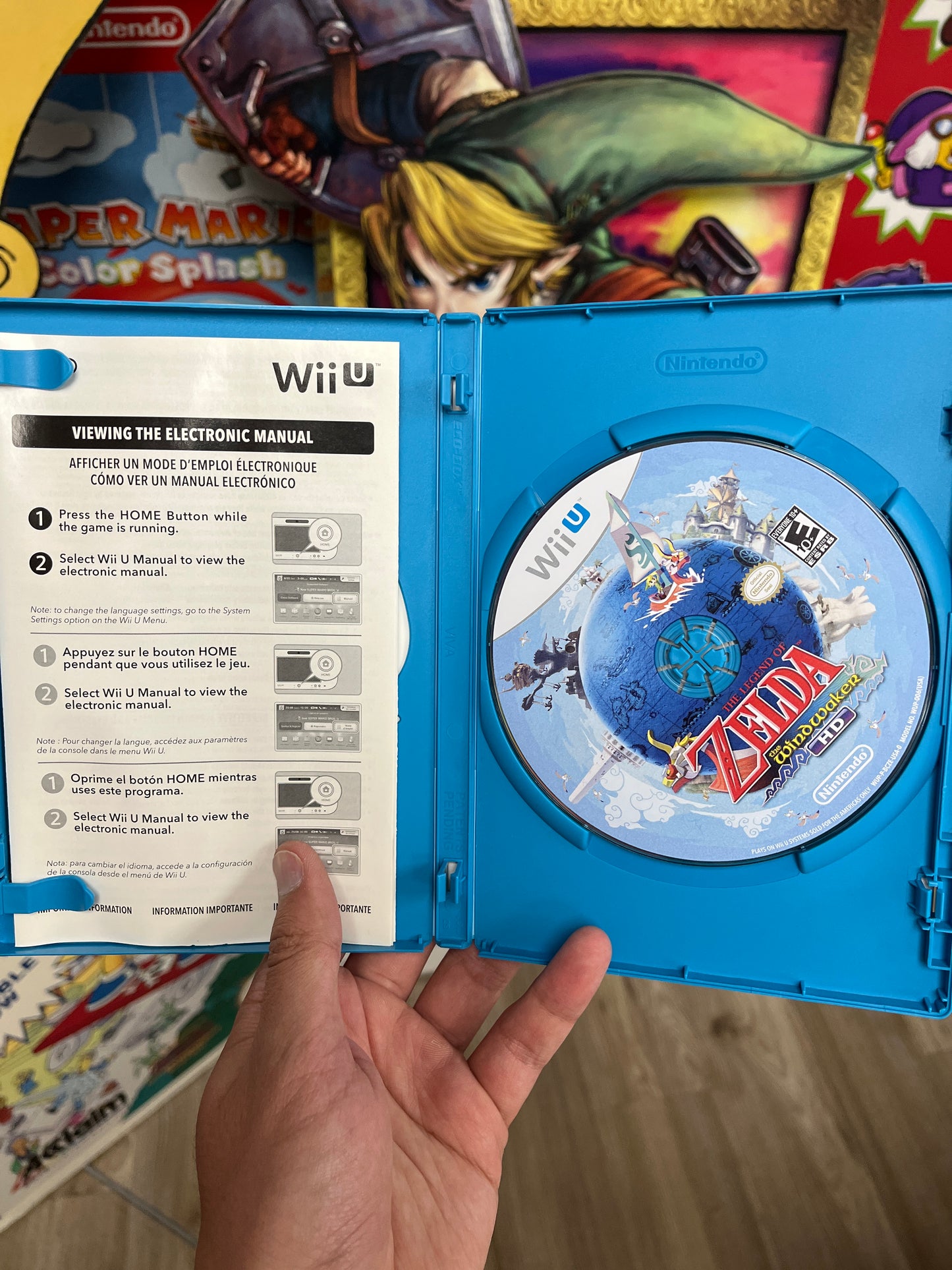 Zelda Wind Waker HD Wii U Complete
