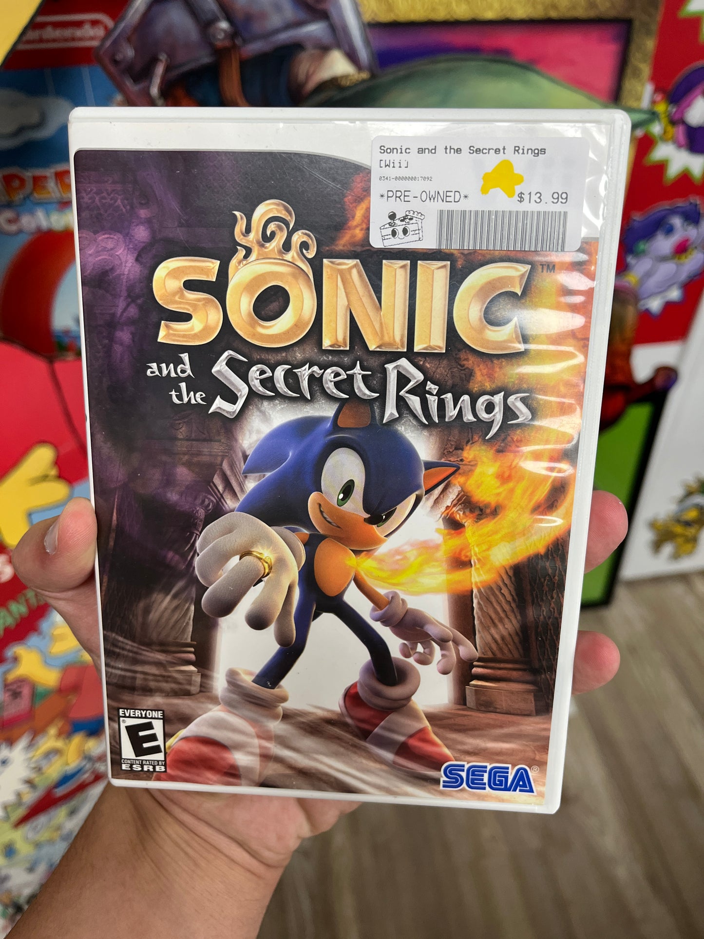Sonic and the Secret Rings Wii Complete