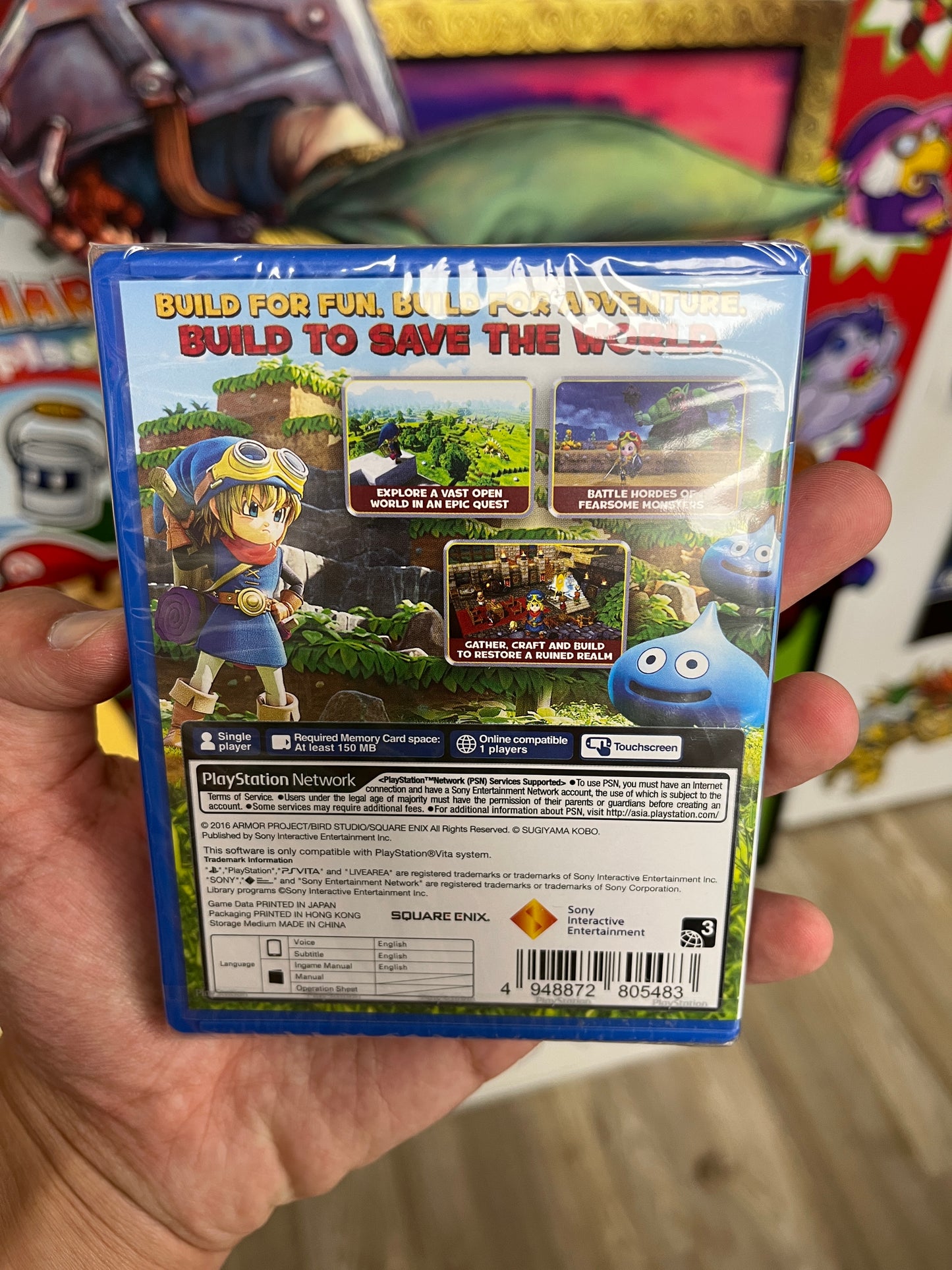 Dragon Quest Builders Vita Sealed