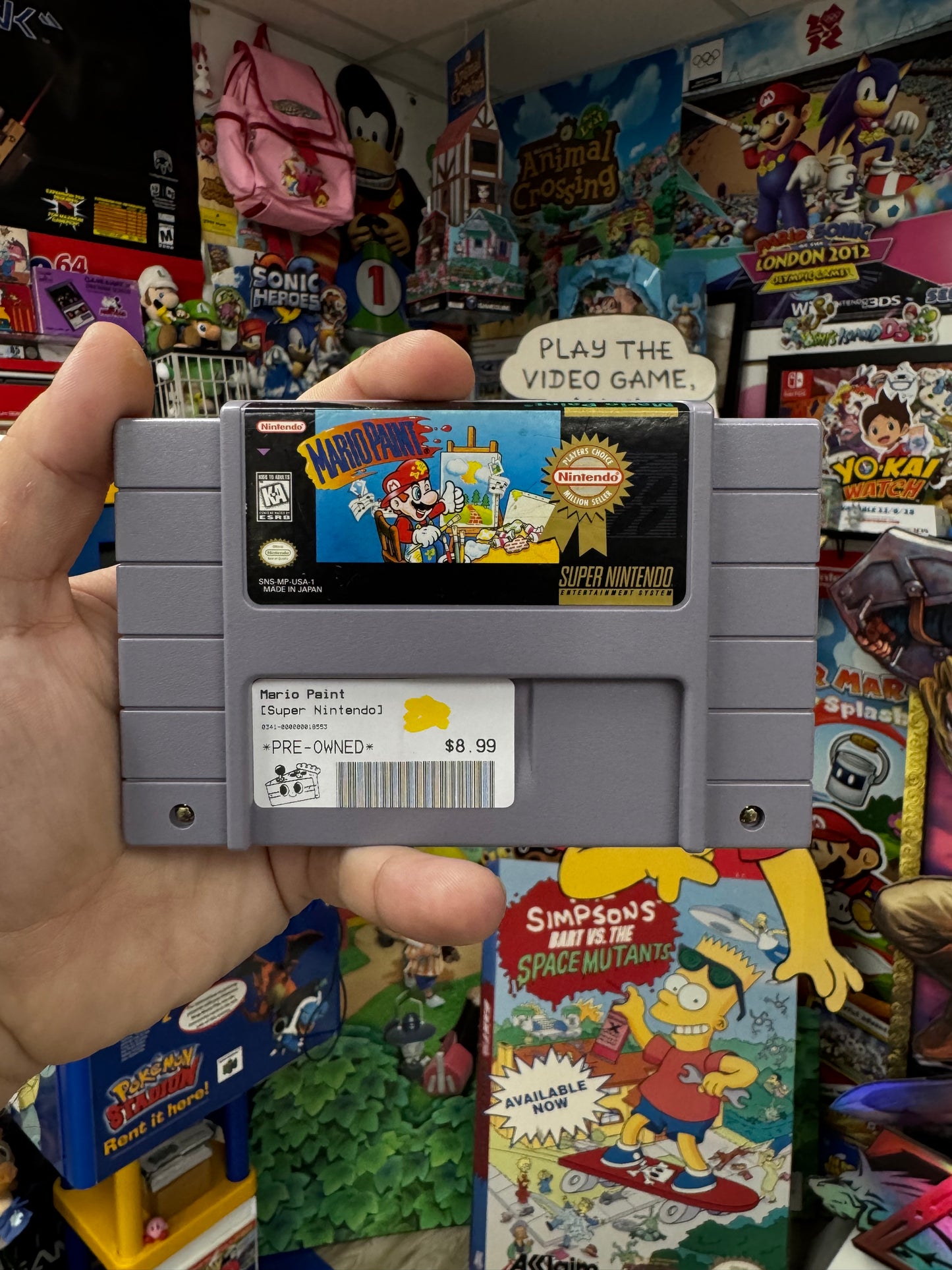 Mario Paint [Player's Choice] SNES