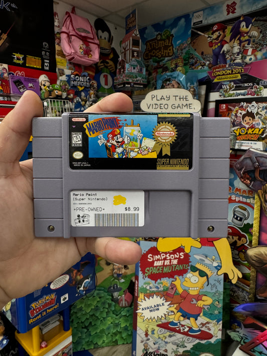 Mario Paint [Player's Choice] SNES