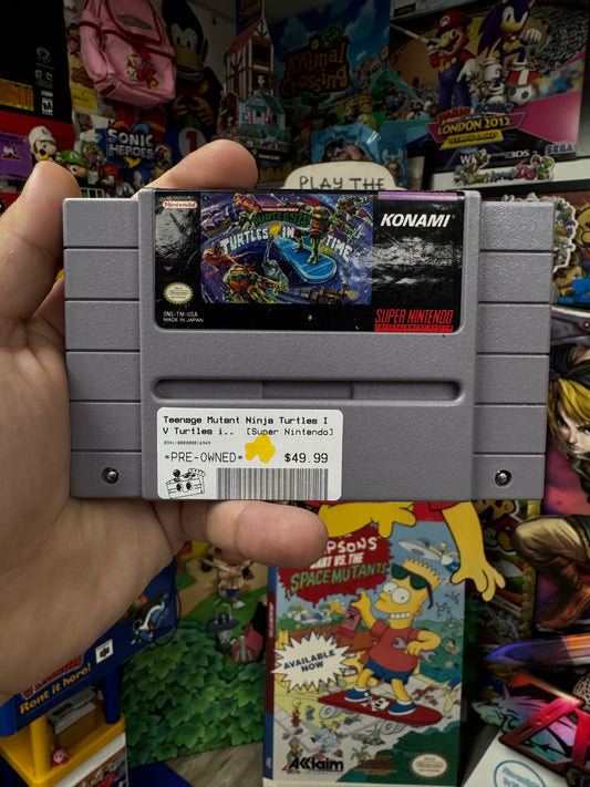 TMNT Turtles in Time SNES