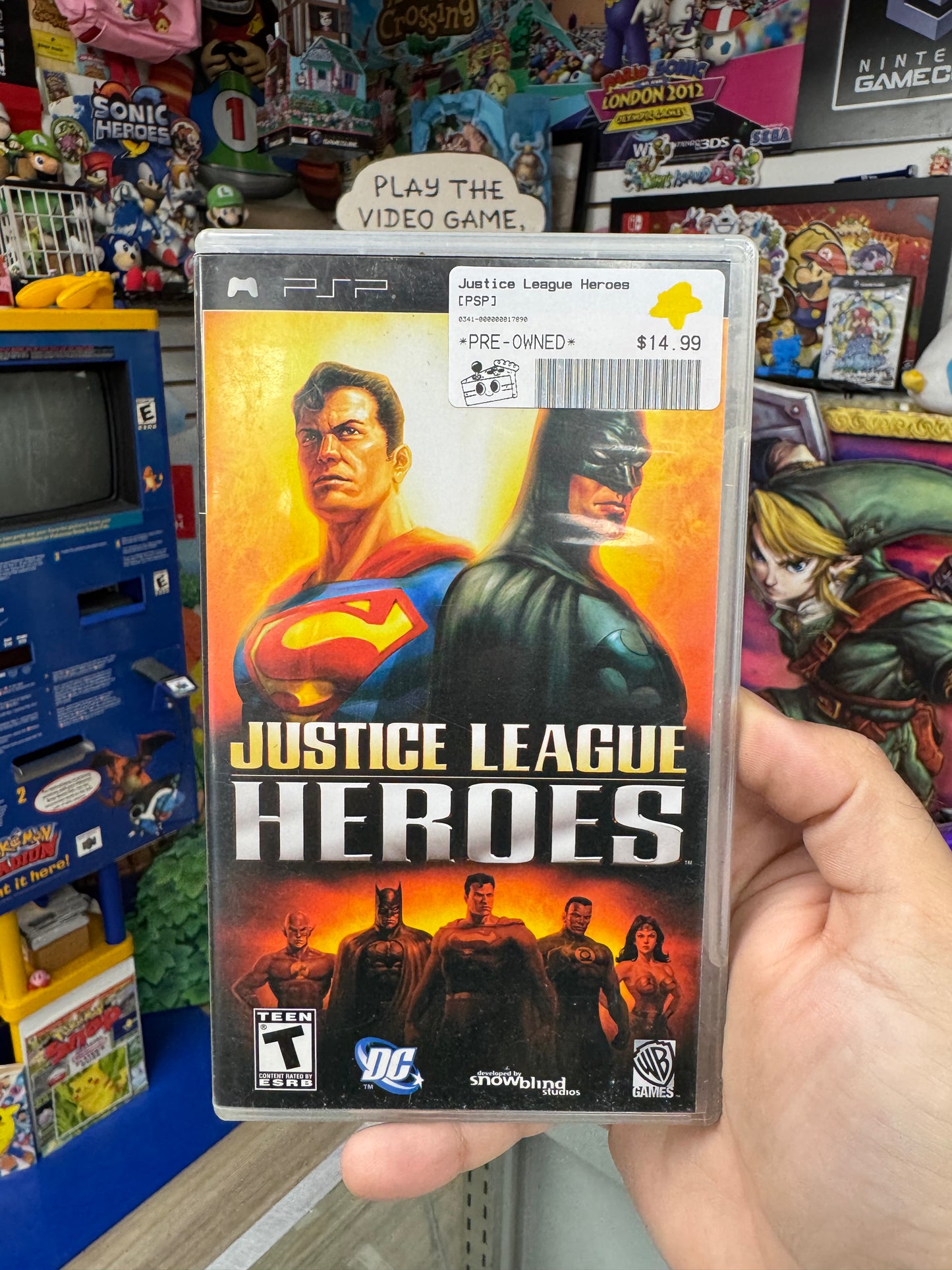 Justice League Heroes PSP
