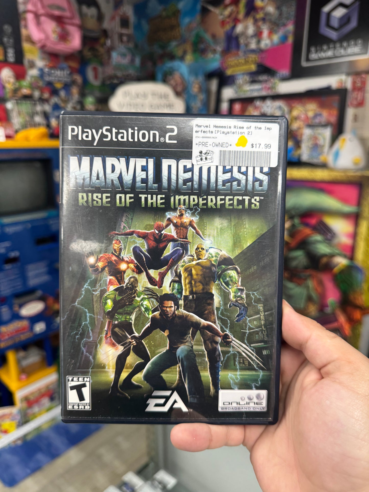 Marvel Nemesis Rise of the Imperfects PS2 CIB