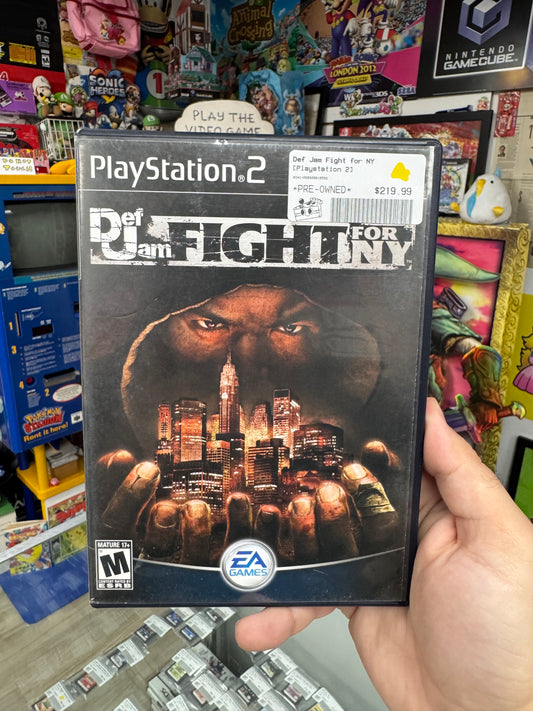 Def Jam Fight for NY PS2 CIB Rare