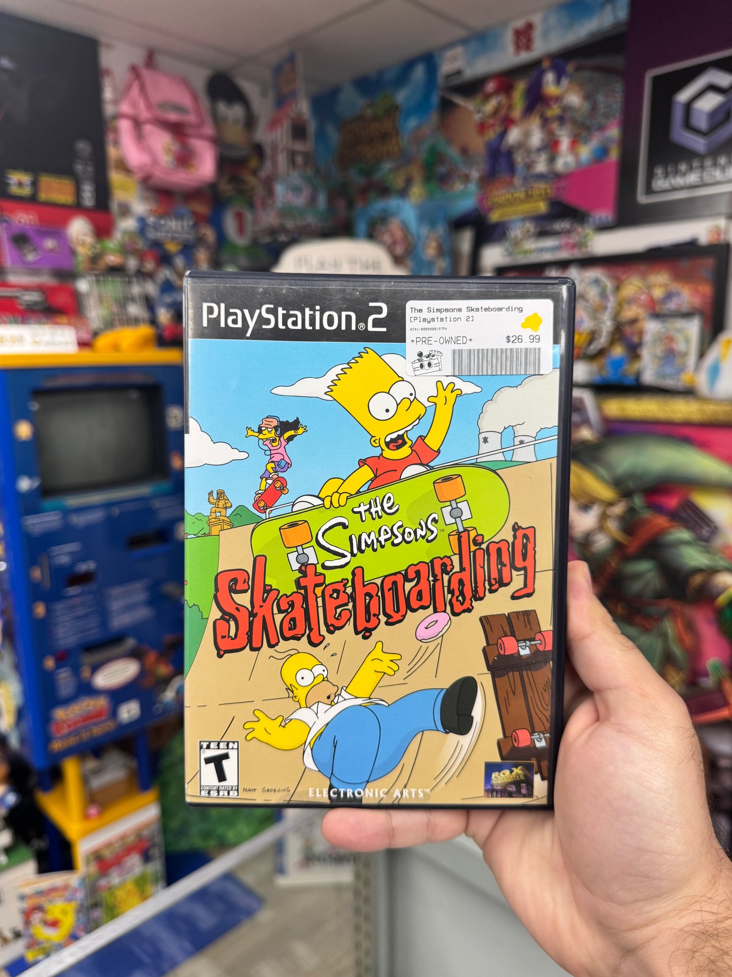 The Simpson's Skateboarding PS2 CIB