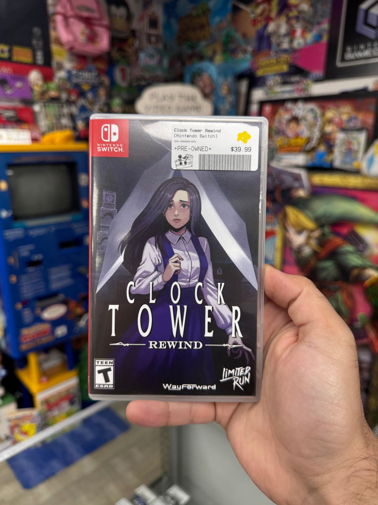 Clock Tower Rewind Switch CIB