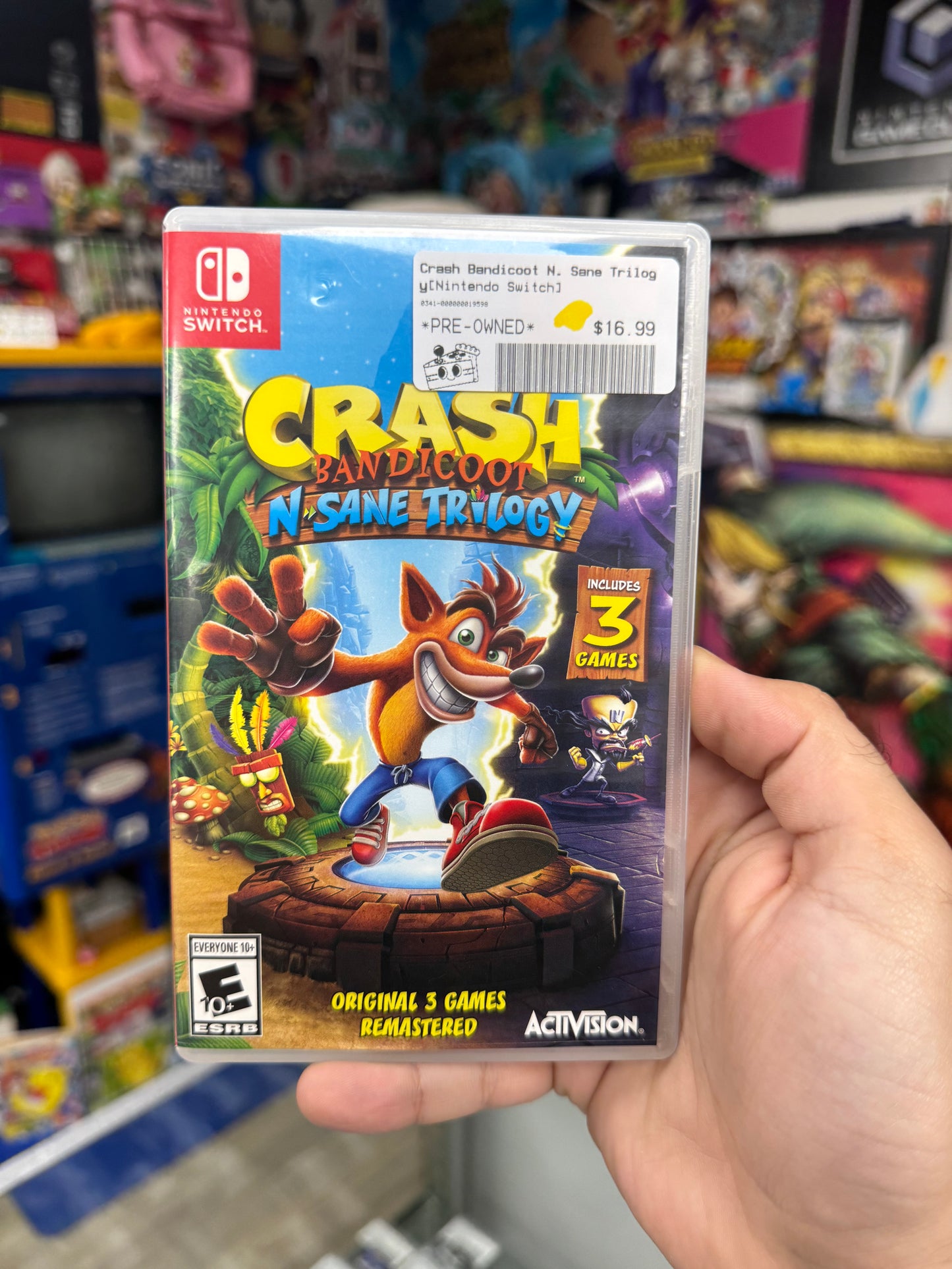 Crash N-Sane Trilogy Switch CIB