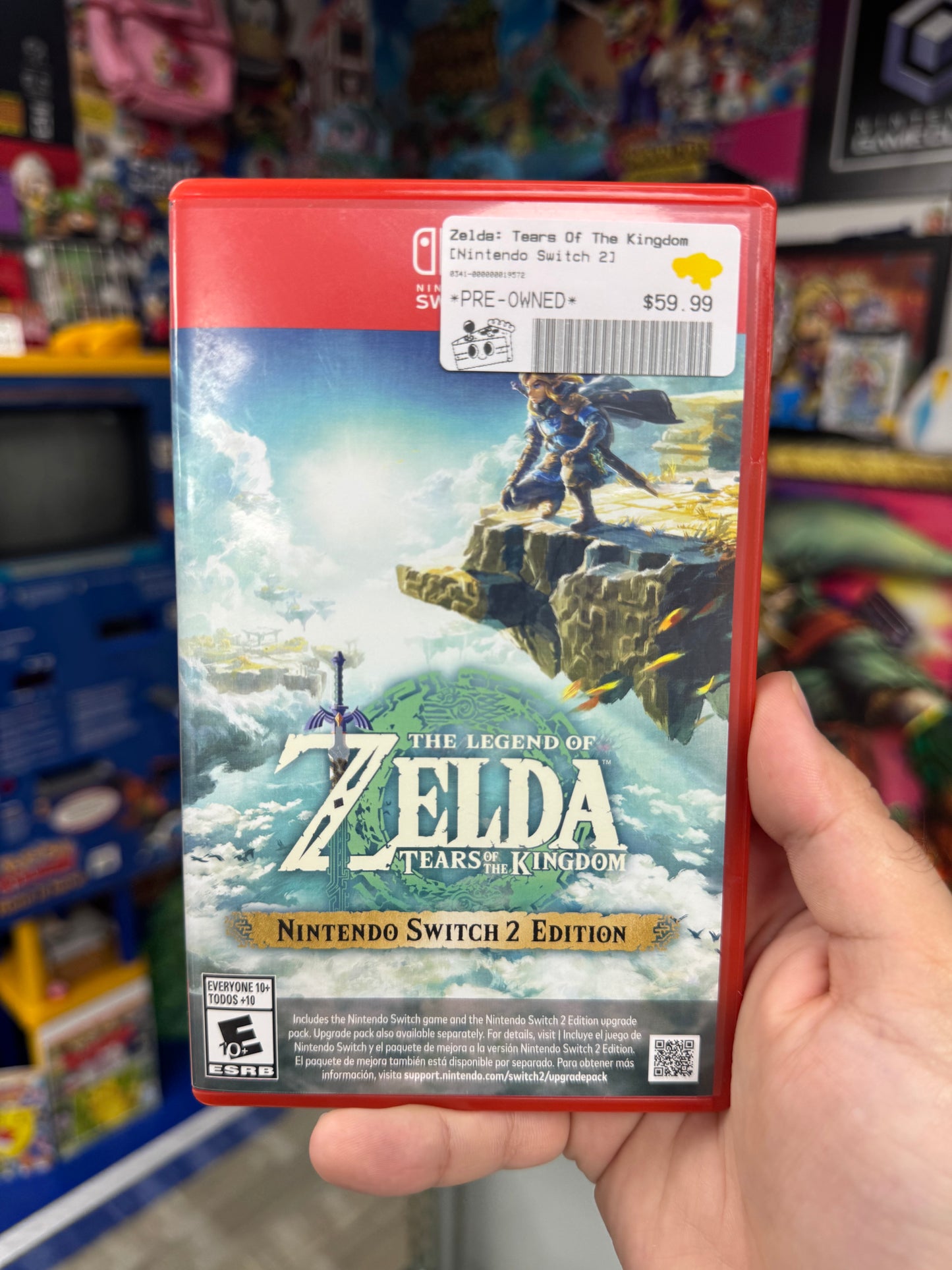 Zelda Tears of the Kingdom Switch 2 CIB