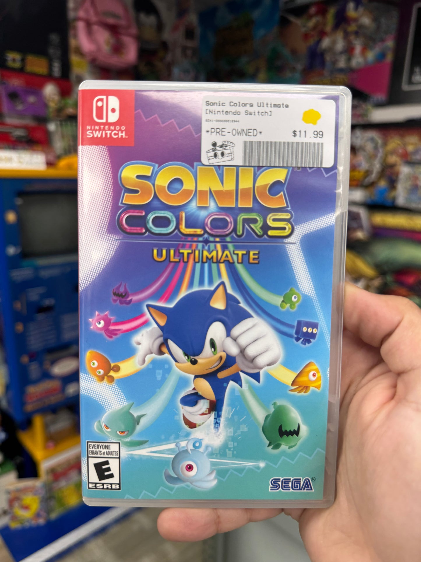 Sonic Colors Switch CIB