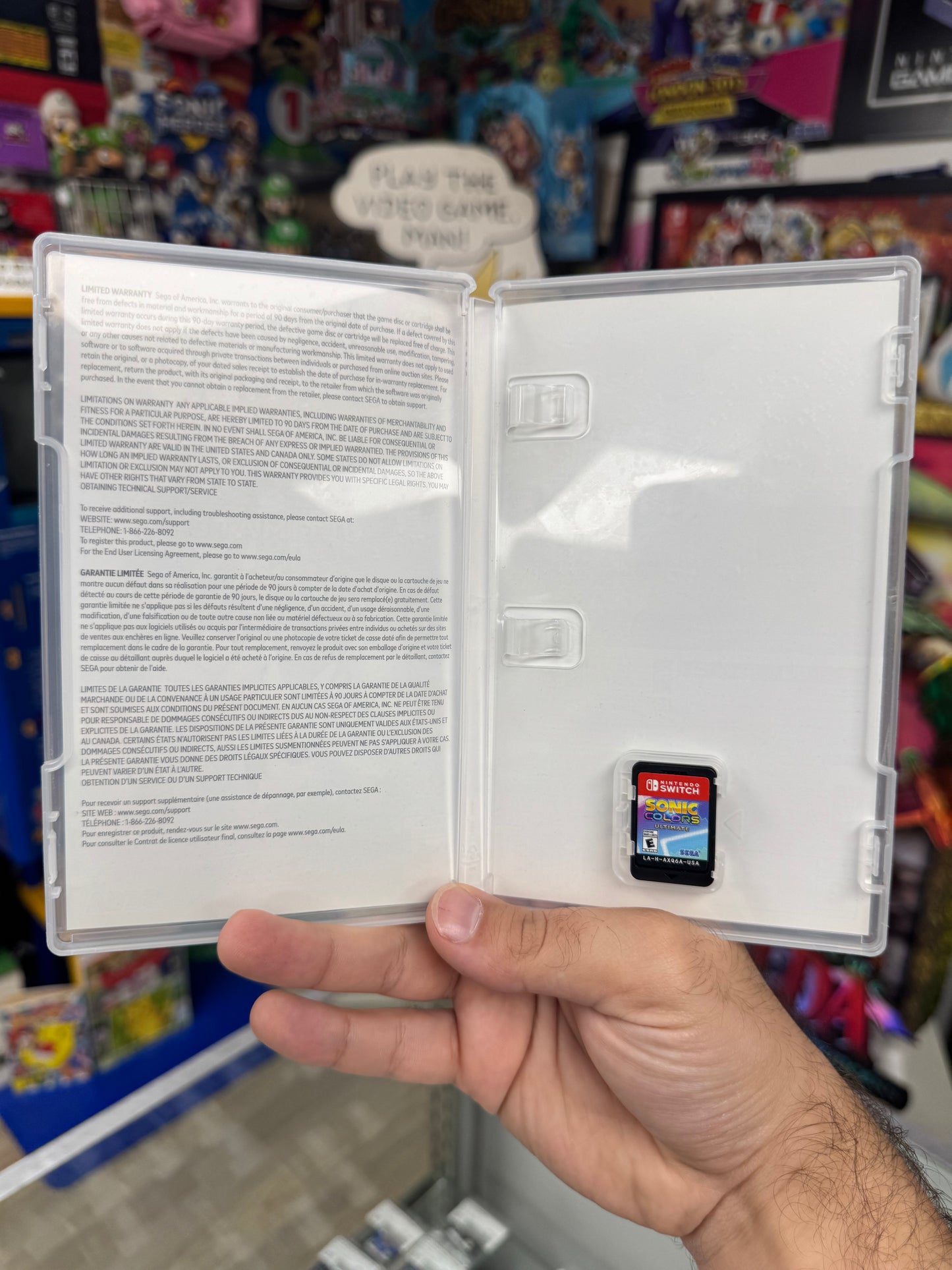 Sonic Colors Switch CIB