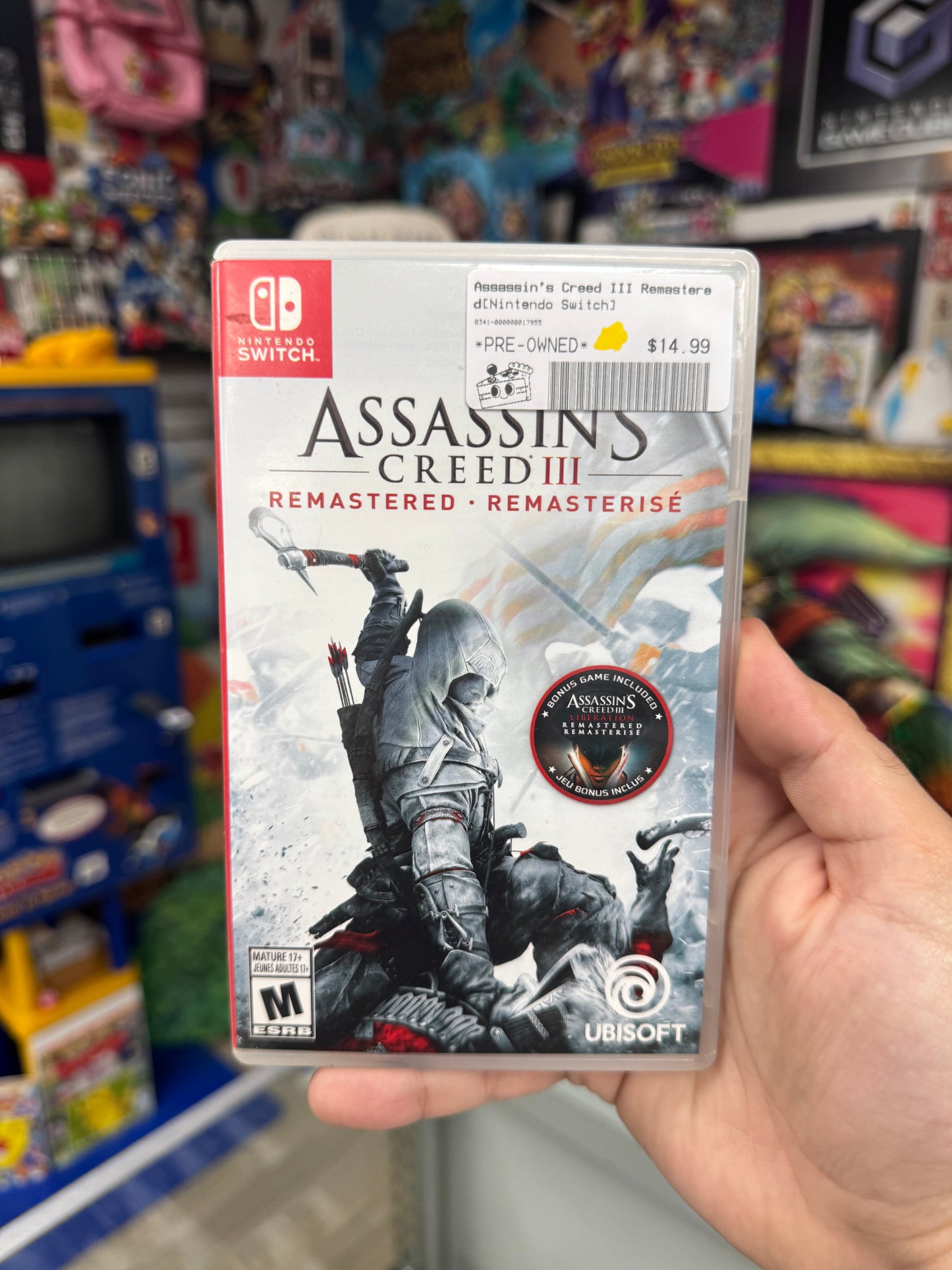 Assassin's Creed III Remastered Switch CIB