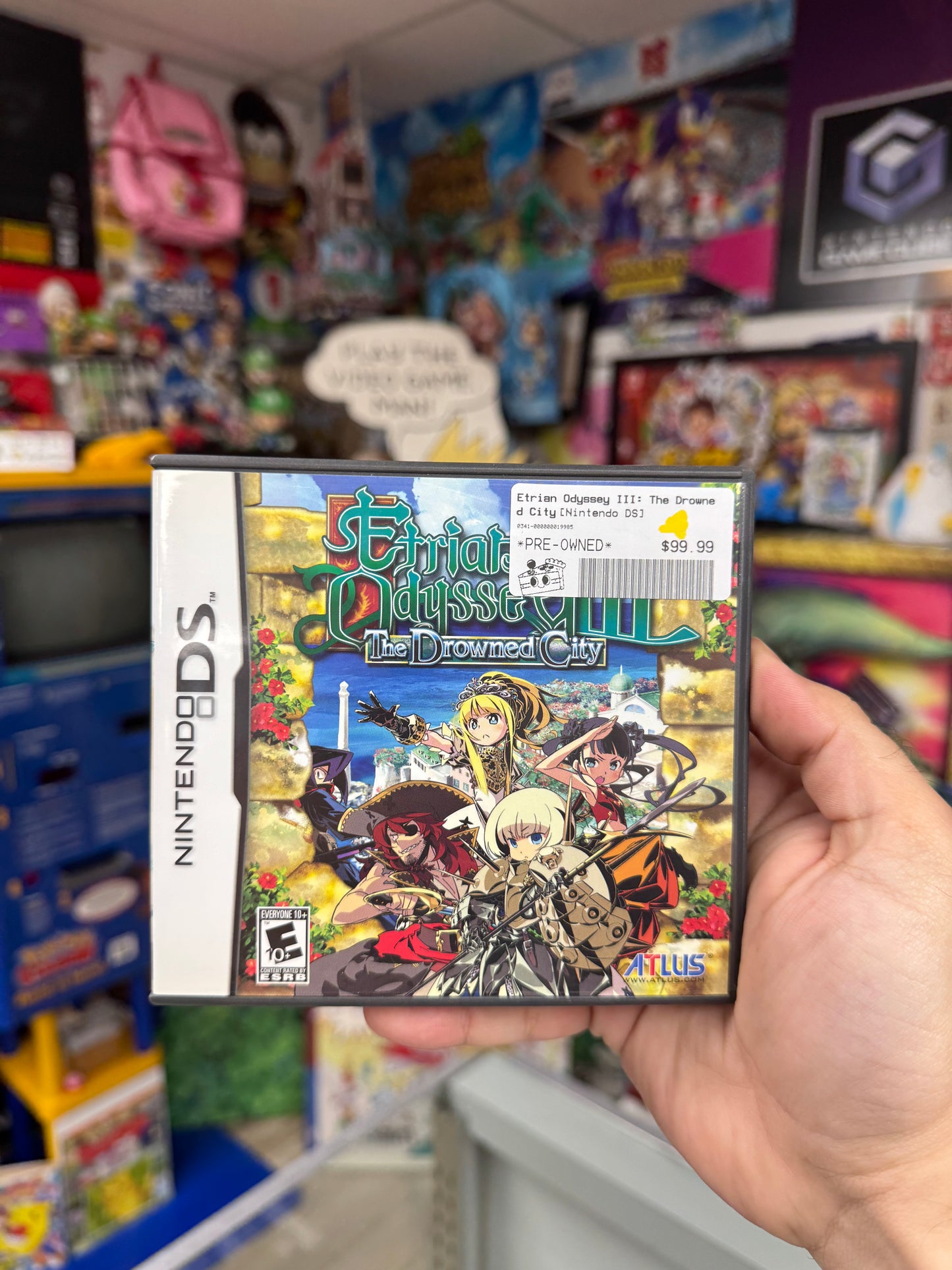 Etrian Odyssey III: The Drowned City DS CIB