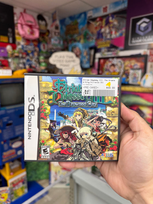 Etrian Odyssey III: The Drowned City DS CIB