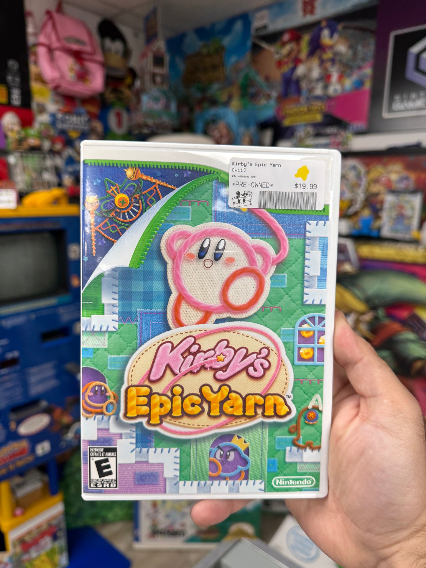Kirby's Epic Yarn Wii CIB