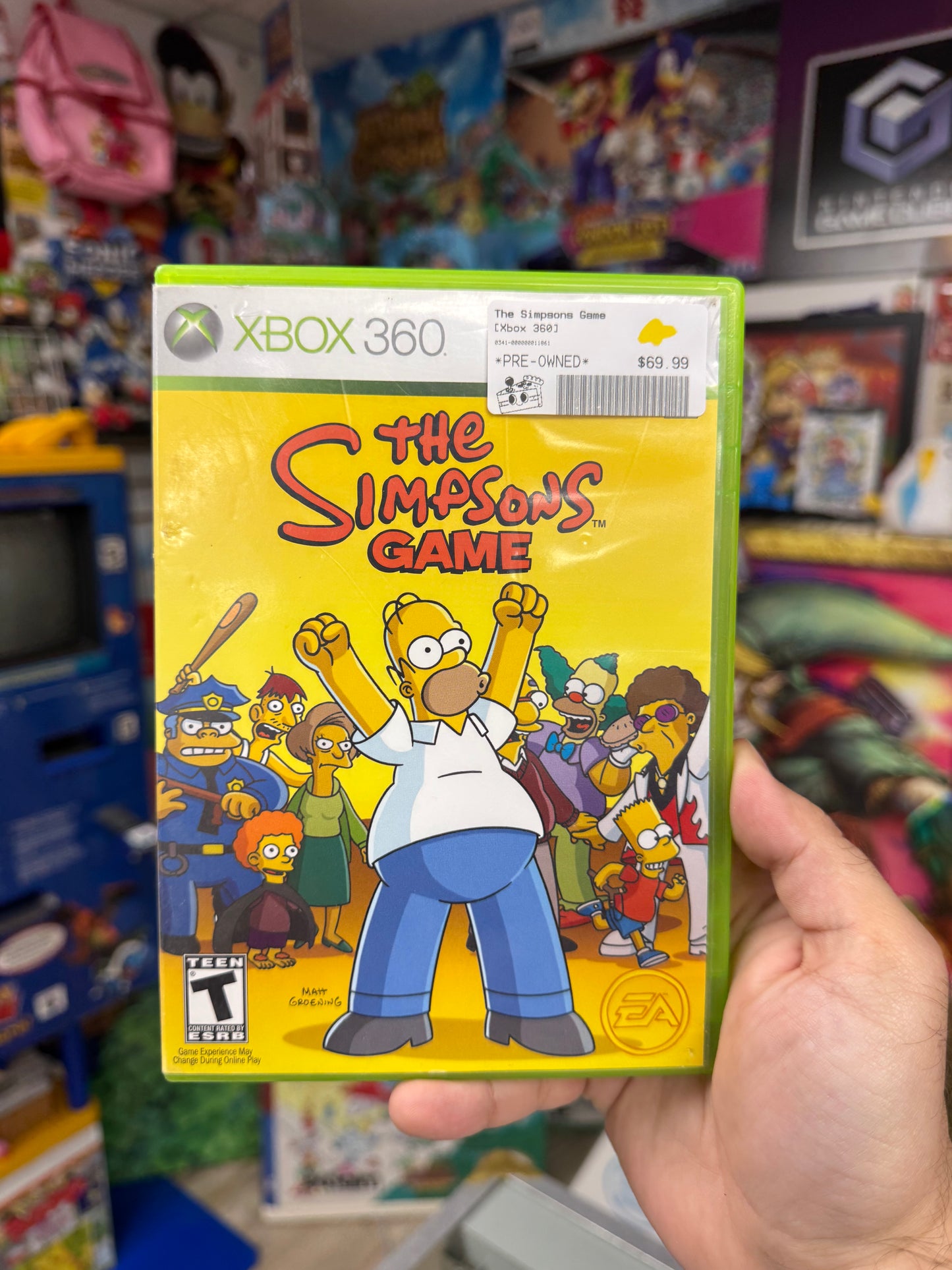 The Simpsons Game Xbox 360 CIB