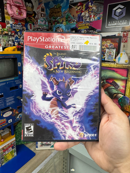 The Legend of Spyro A New Beginning PS2 CIB