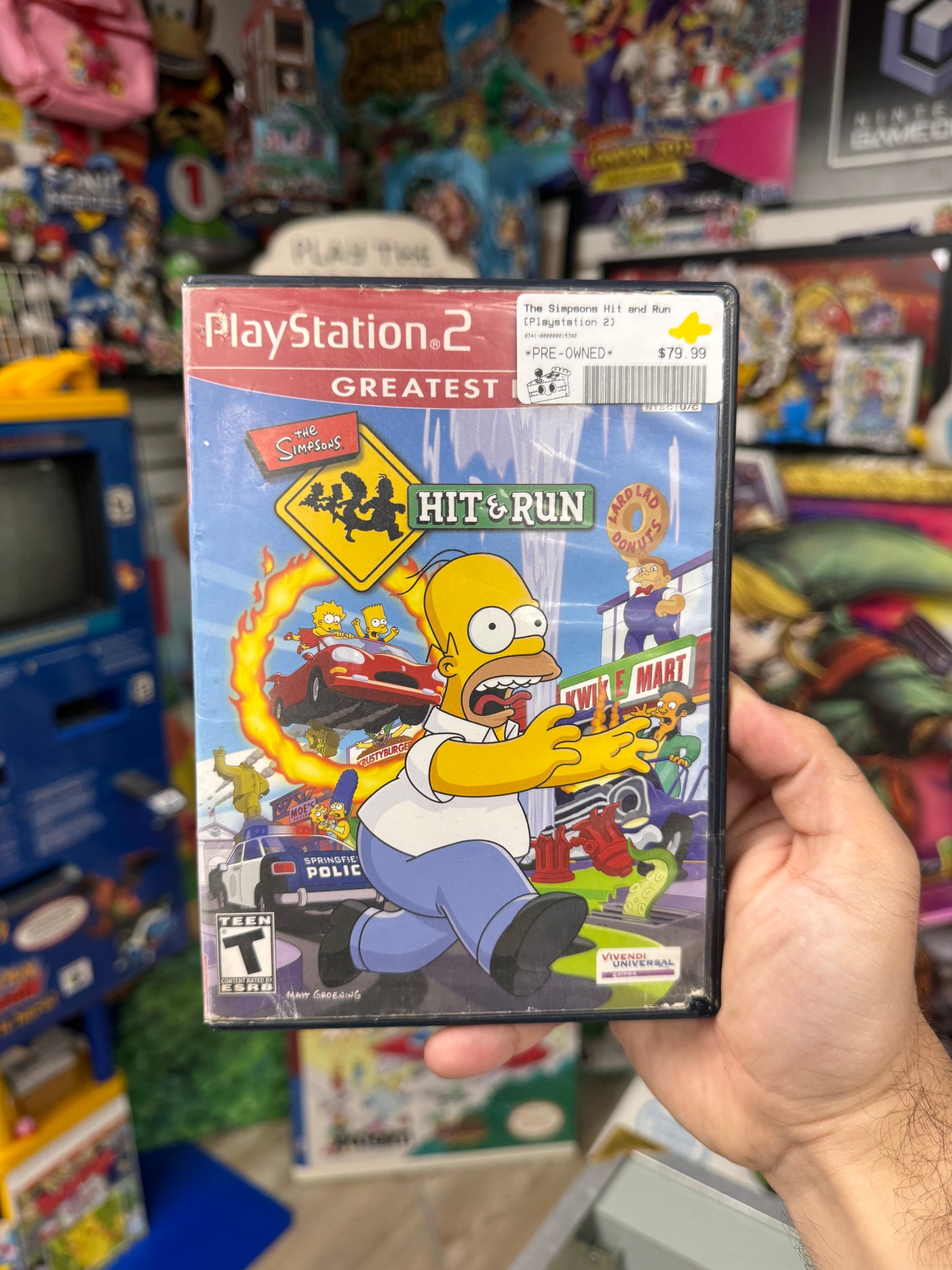 Simpsons Hit & Run PS2 CIB