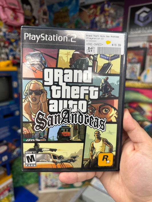 Grand Theft Auto San Andreas PS2 Boxed
