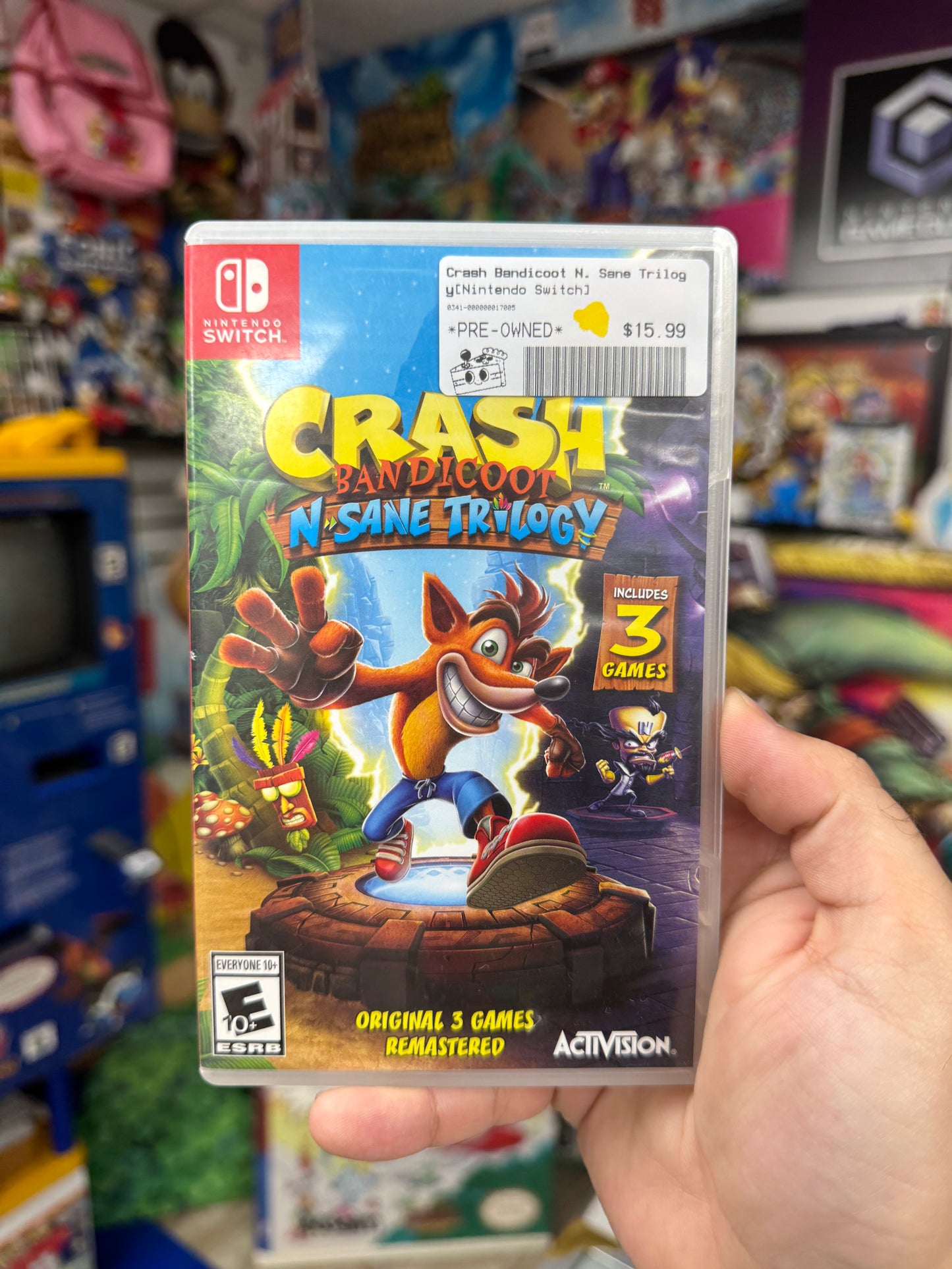 Crash N-Sane Trilogy Switch CIB