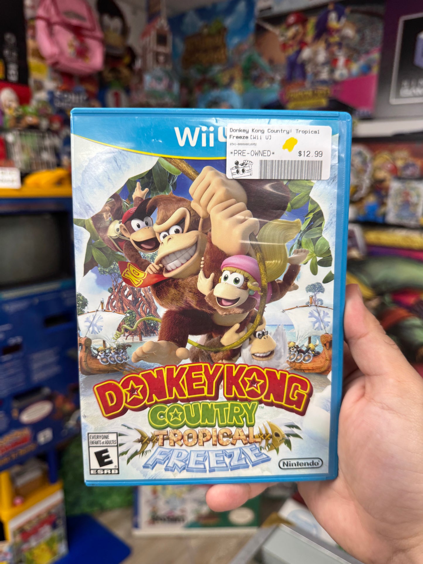 Donkey Kong Country Tropical Freeze Wii U CIB