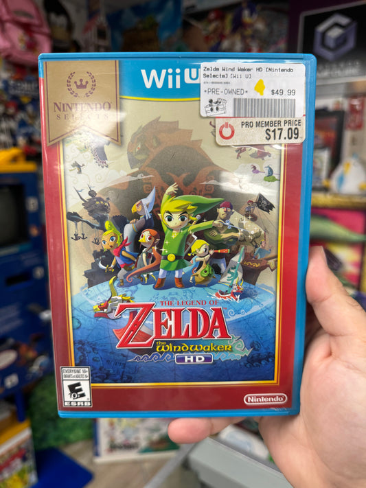 Zelda Wind Waker Wii U CIB