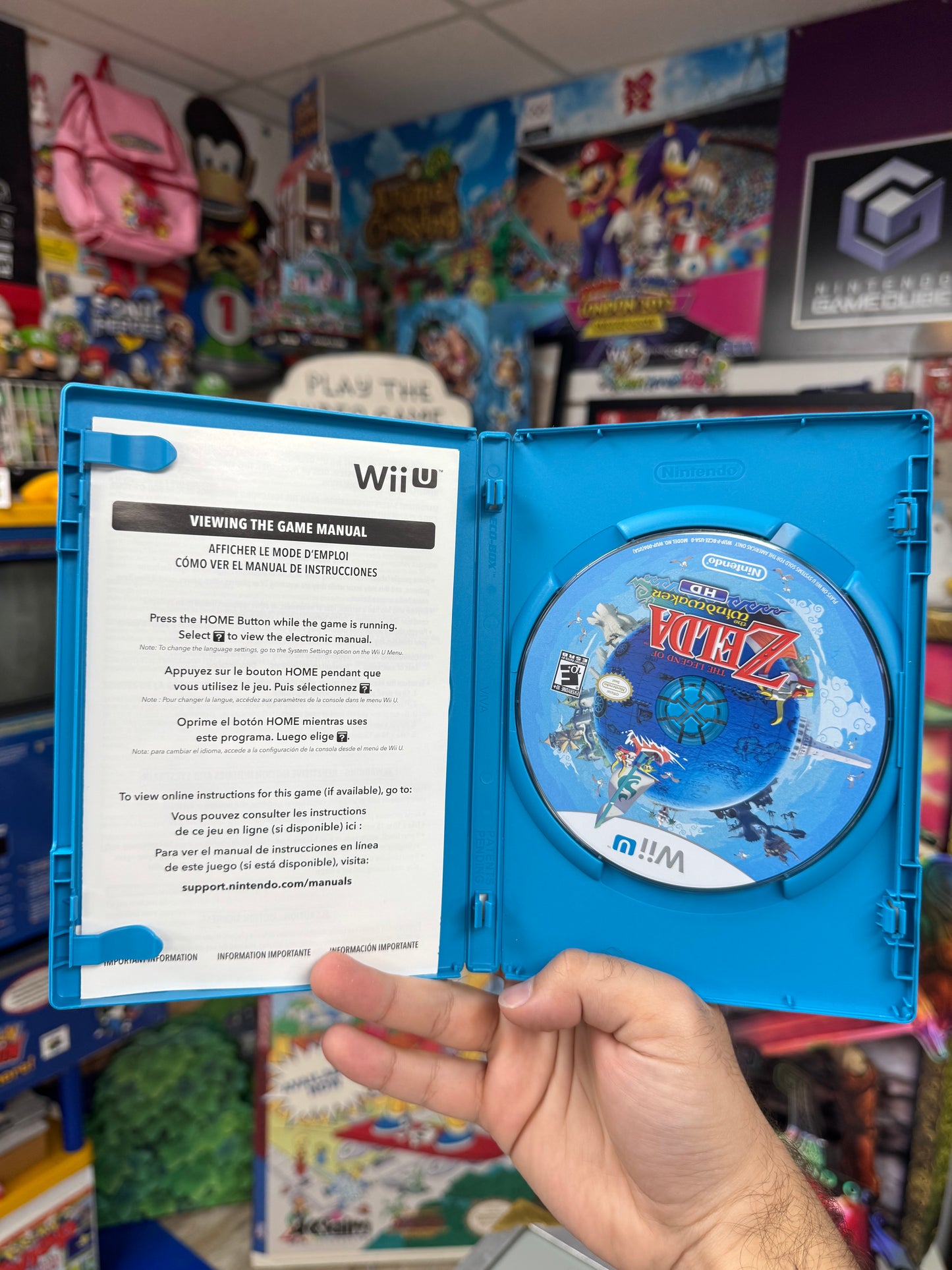 Zelda Wind Waker Wii U CIB
