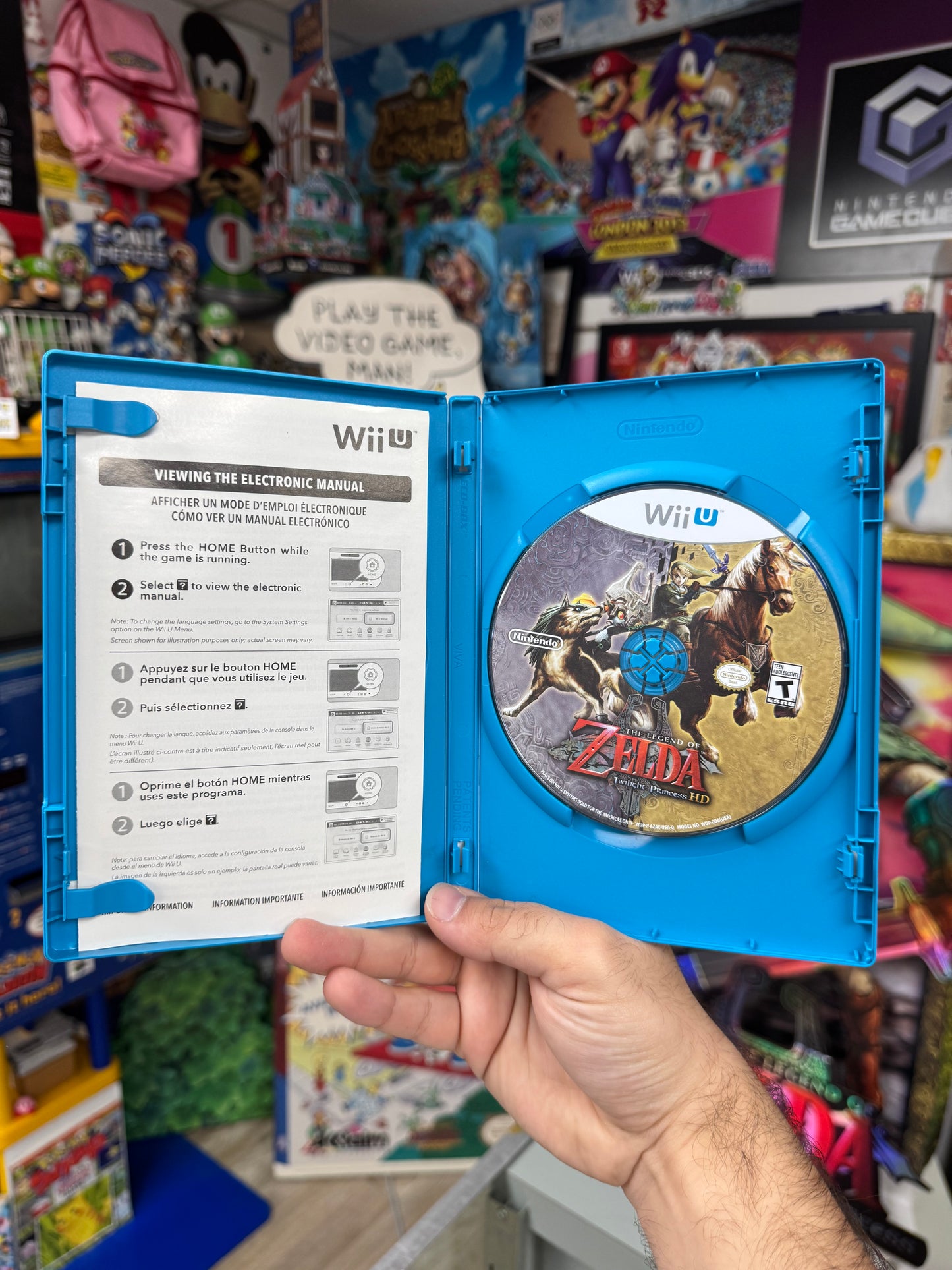 Zelda Twilight Princess HD Wii U CIB