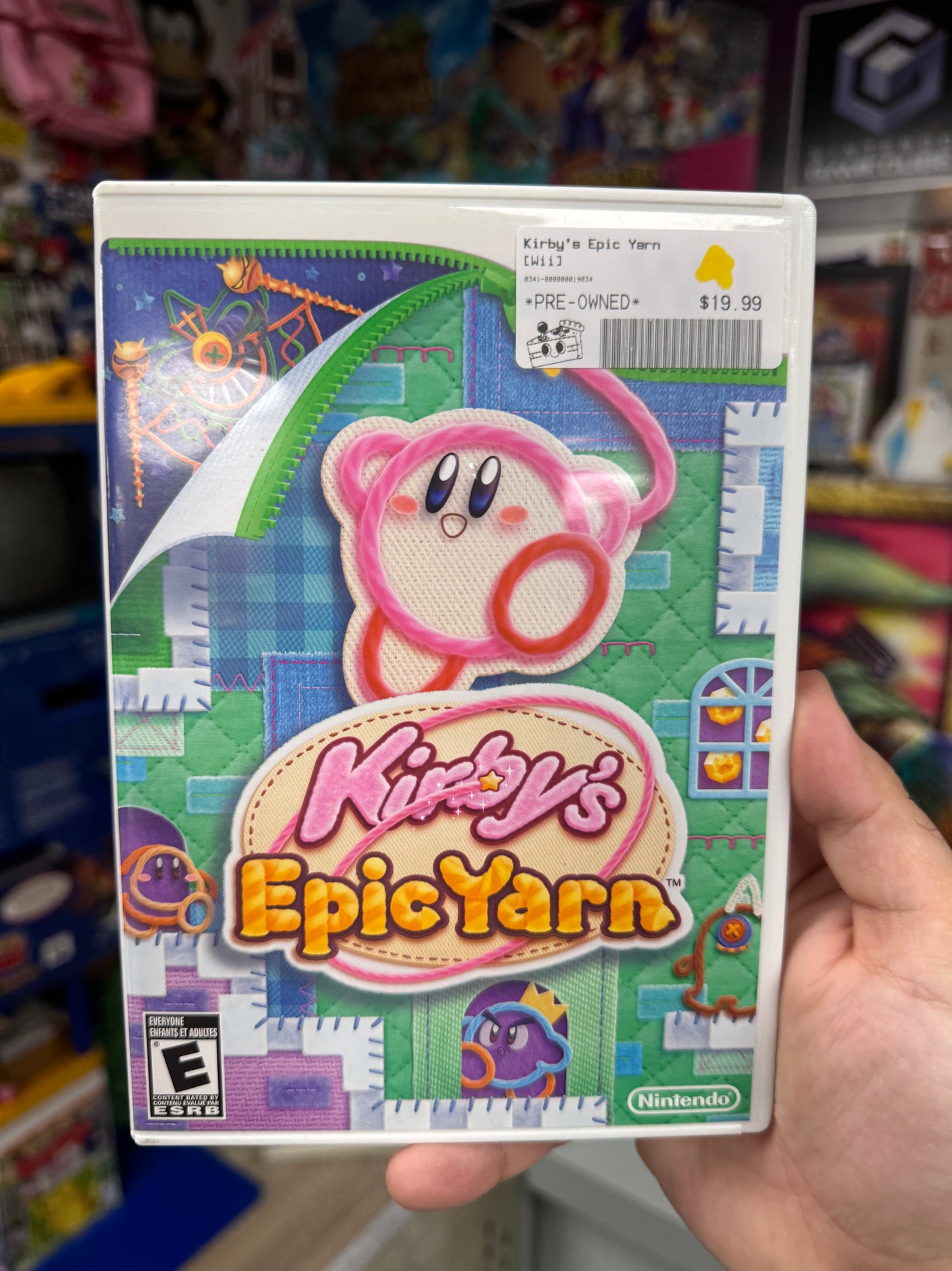 Kirby's Epic Yarn Wii CIB