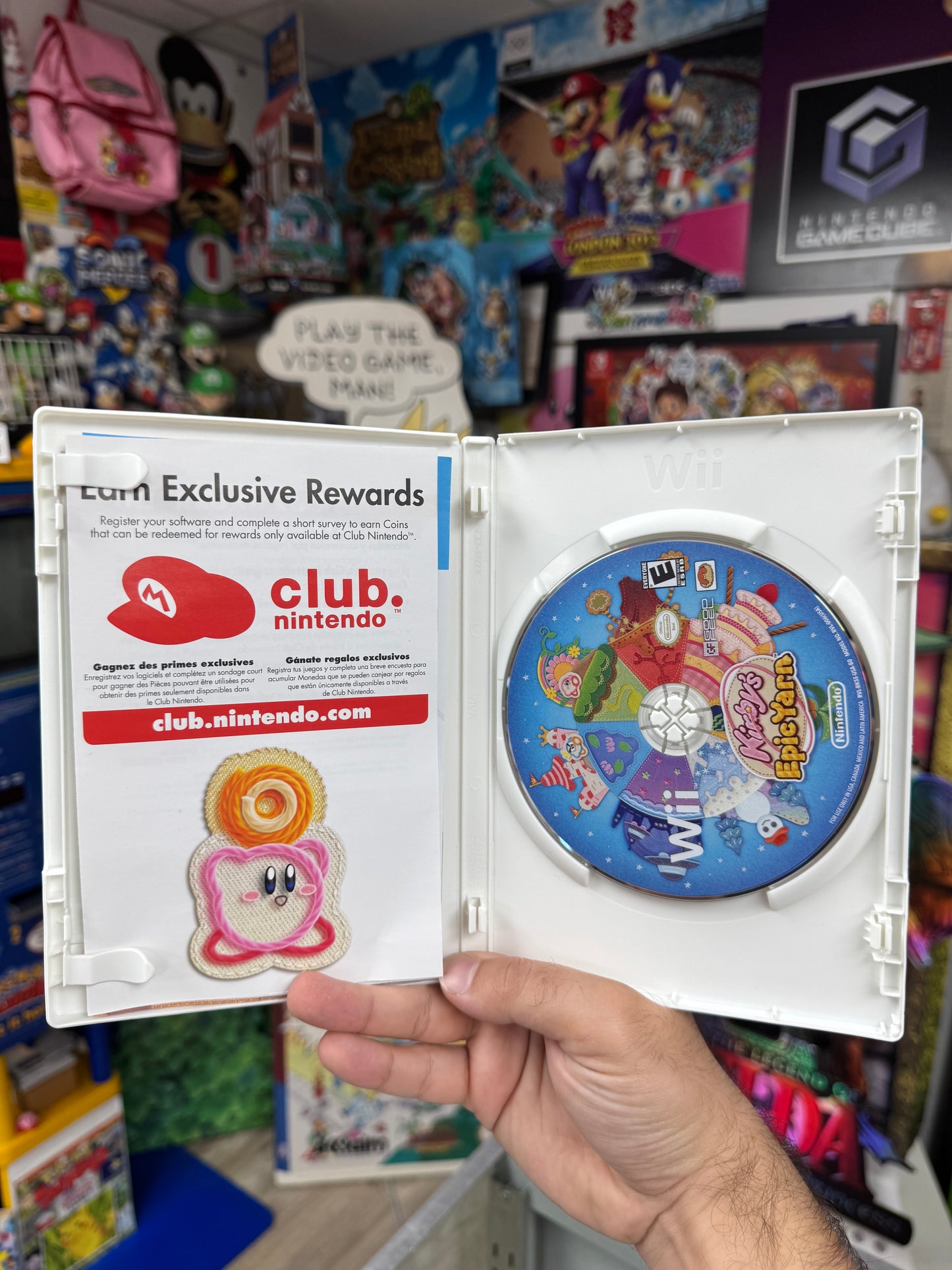 Kirby's Epic Yarn Wii CIB