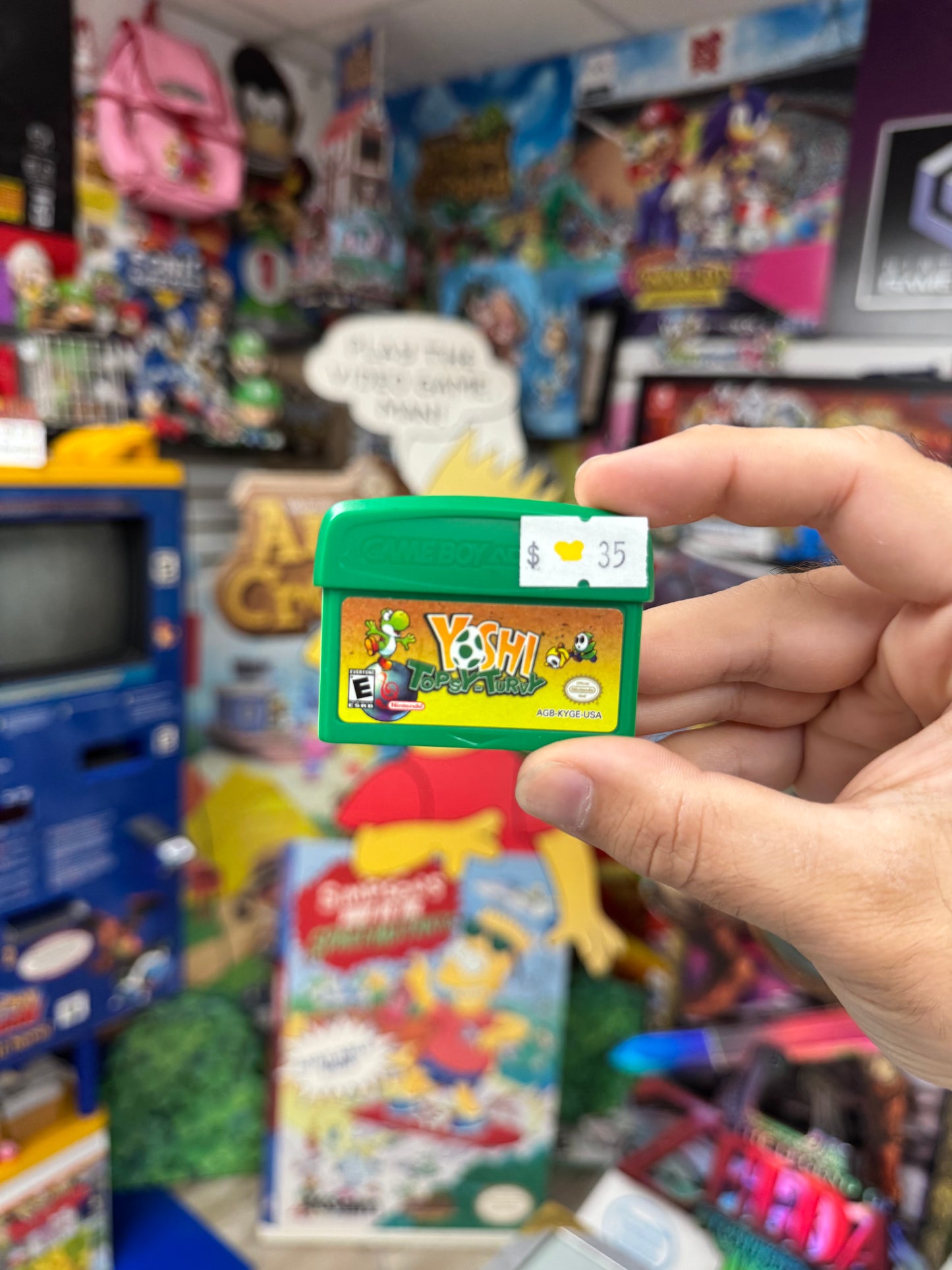 Yoshi Topsy Turvy GBA
