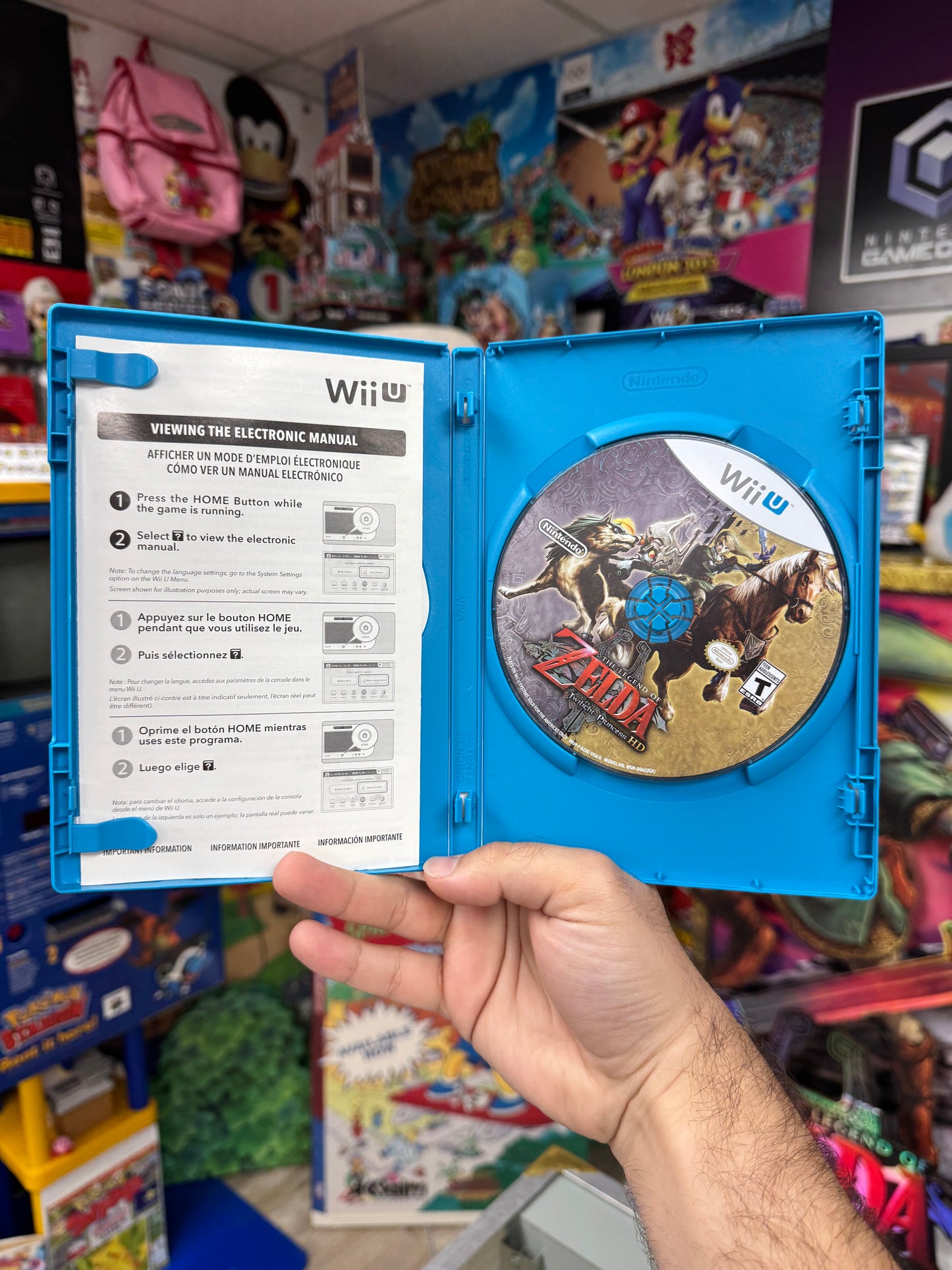 Zelda Twilight Princess HD Wii U CIB