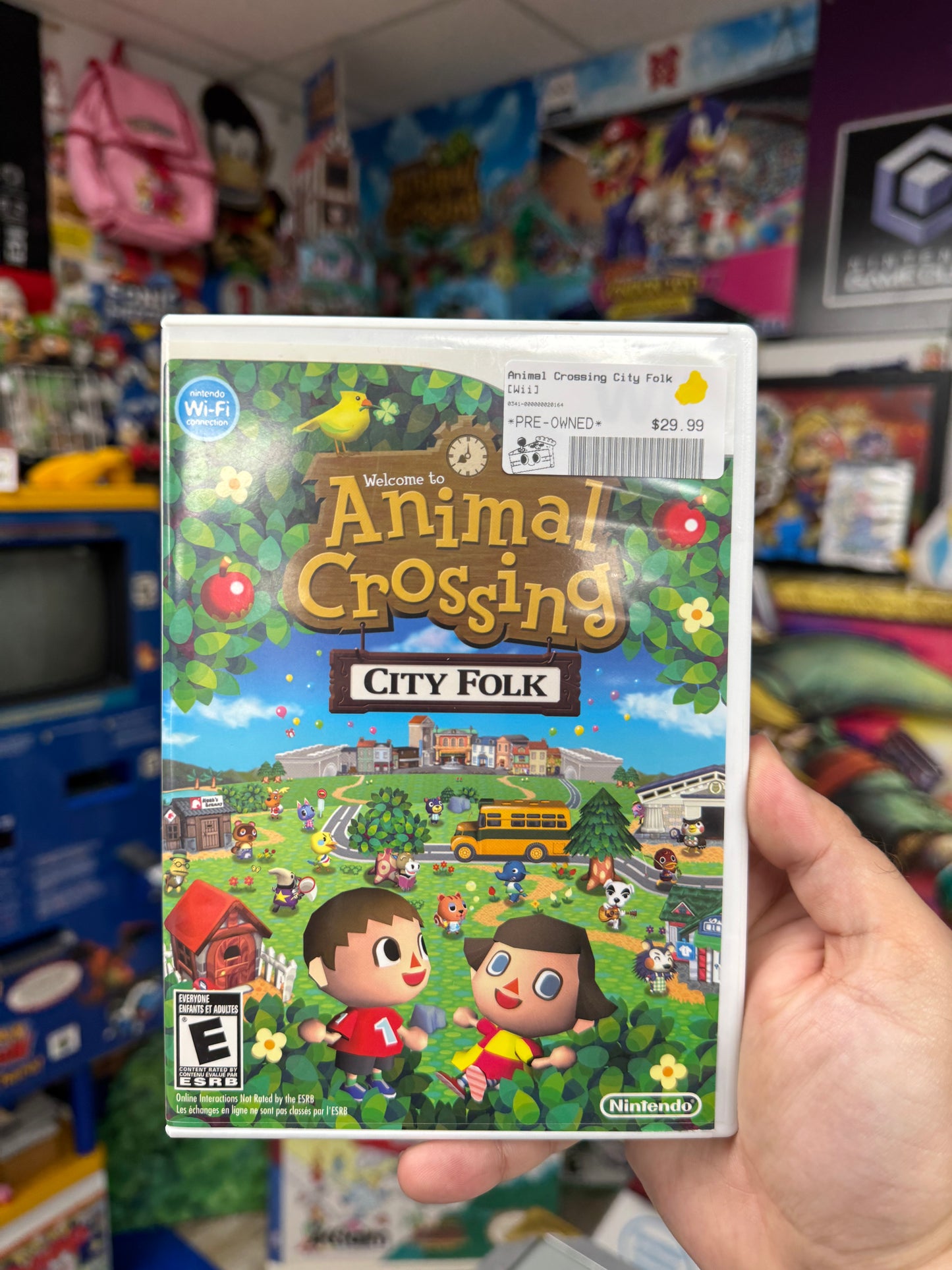 Animal Crossing City Folk Wii CIB