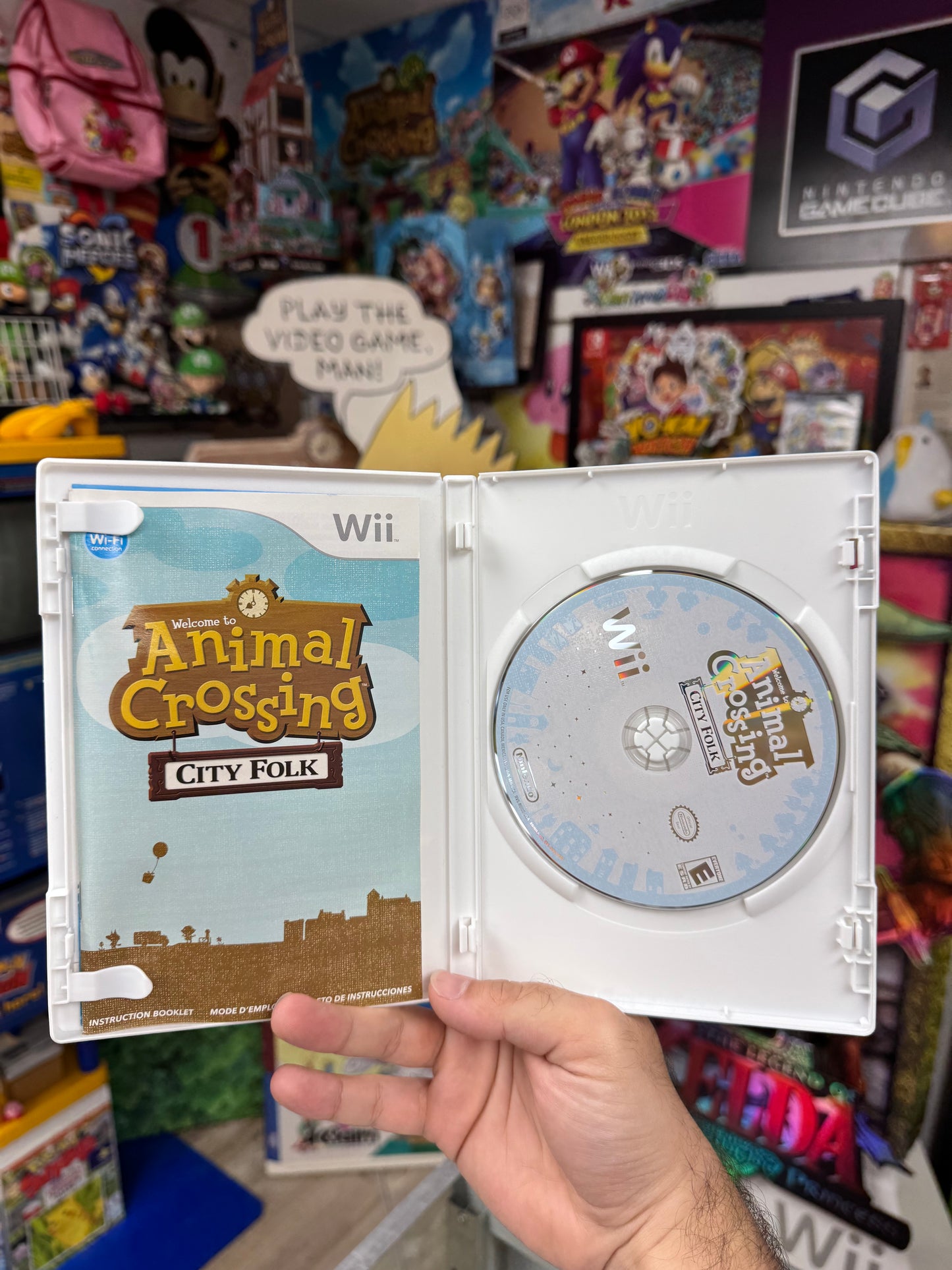 Animal Crossing City Folk Wii CIB