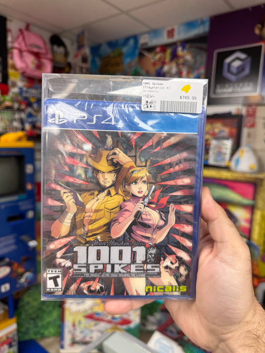1001 Spikes PS4 Sealed (Small rip in seal)