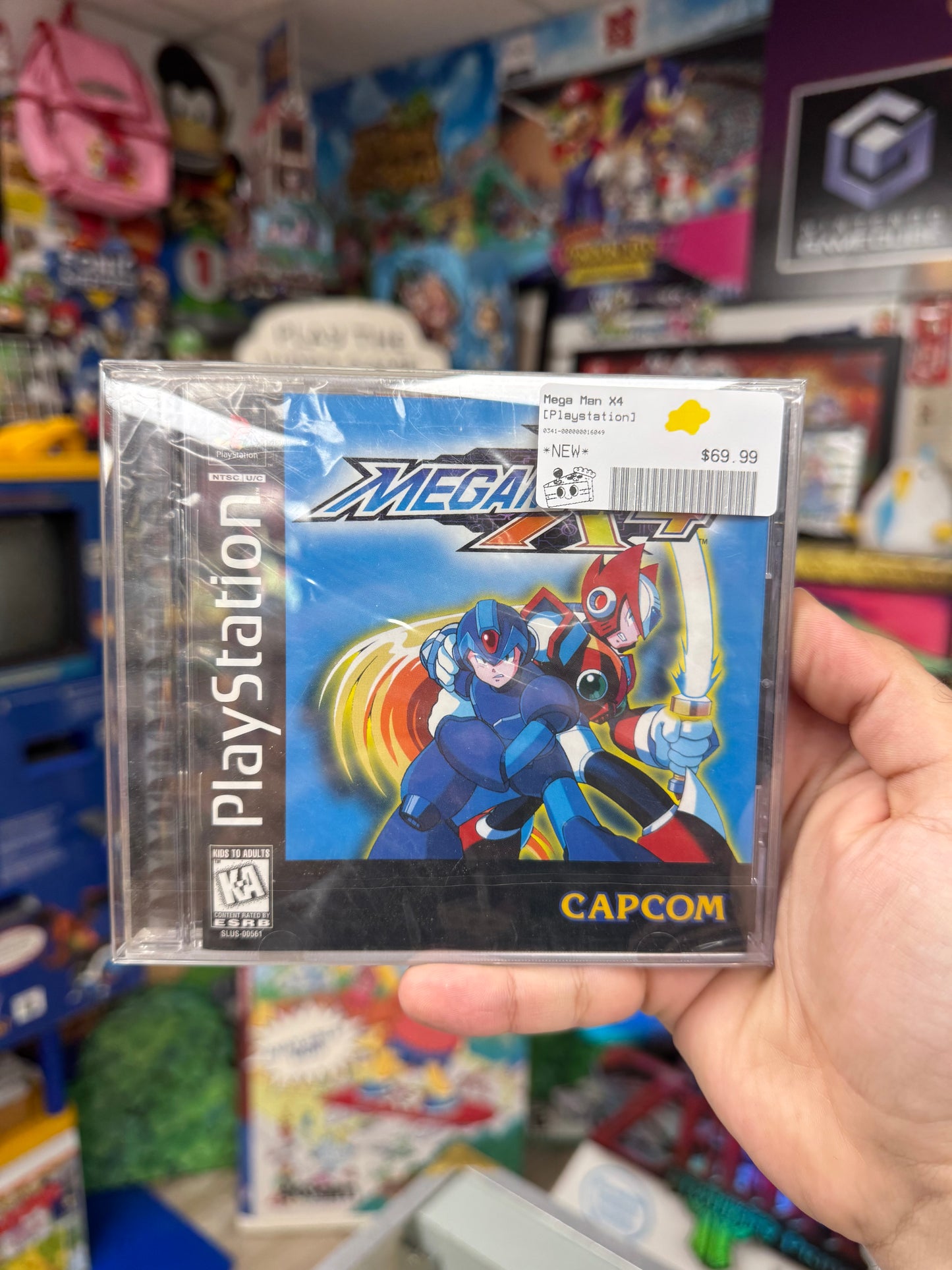 Mega Man X4 PS1 Sealed