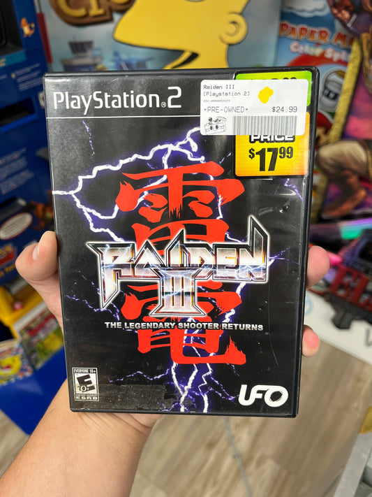 Raiden III PS2 Boxed