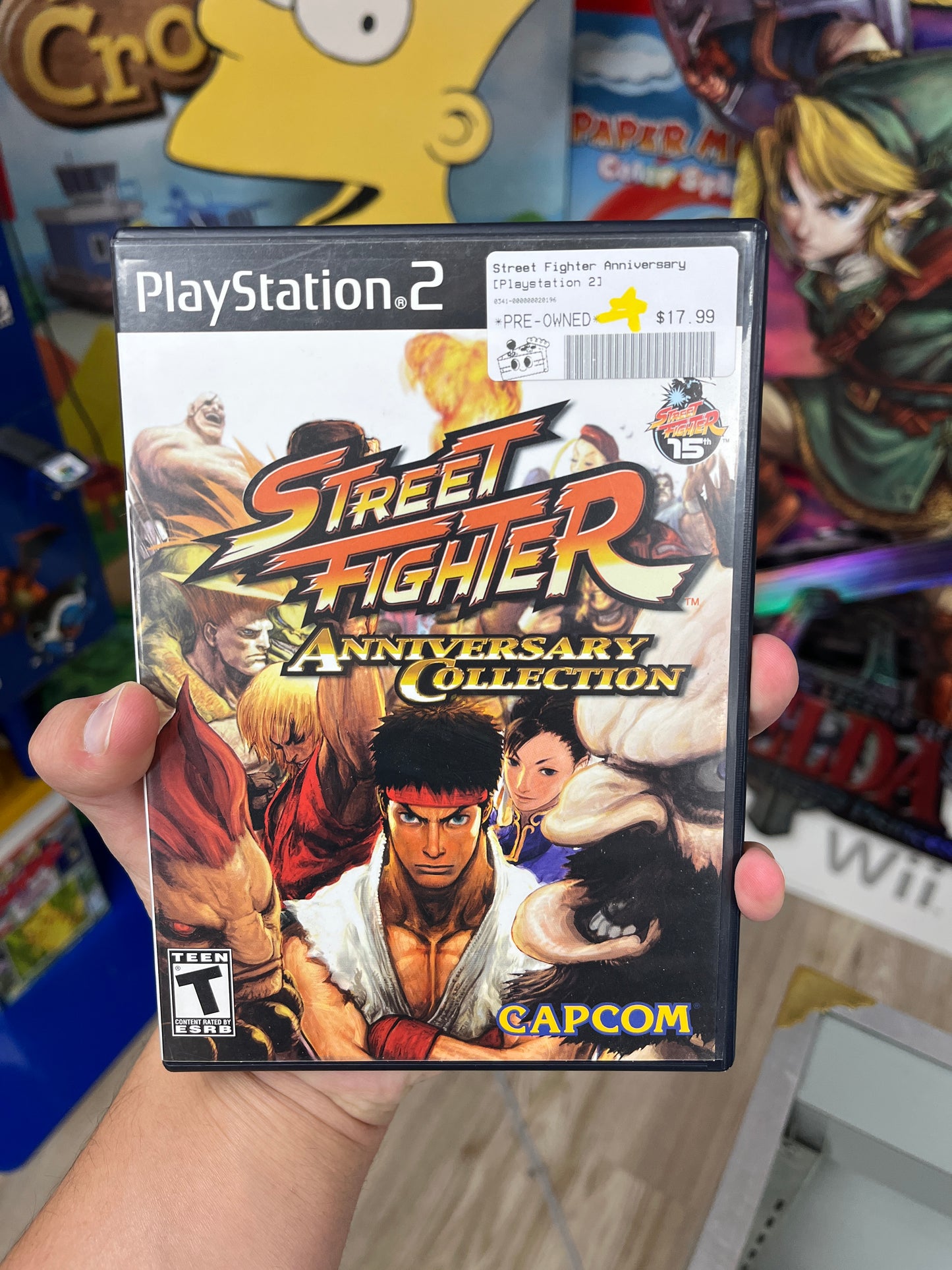 Street Fighter Anniversary Collection PS2 CIB