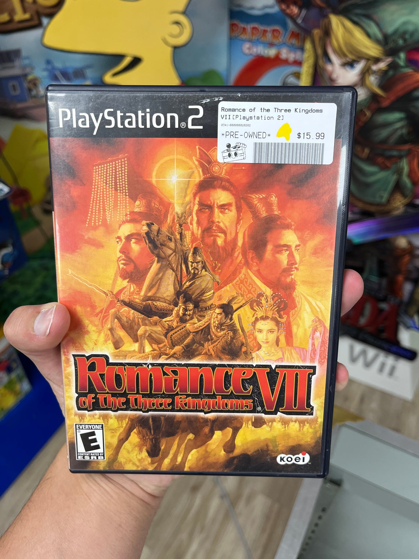 Romance of the Three Kingdoms VII PS2 CIB