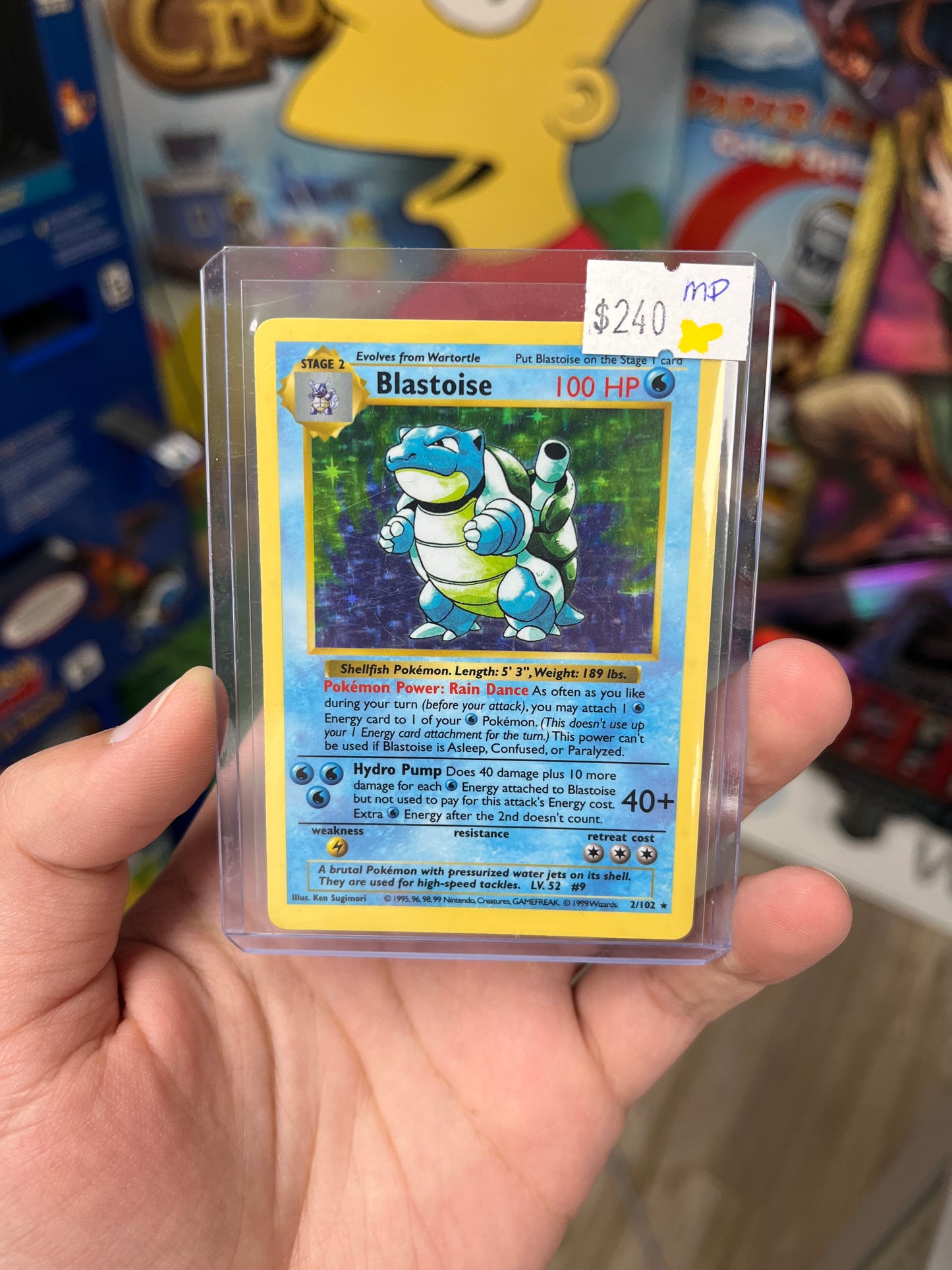 Blastoise Shadowless Base MP