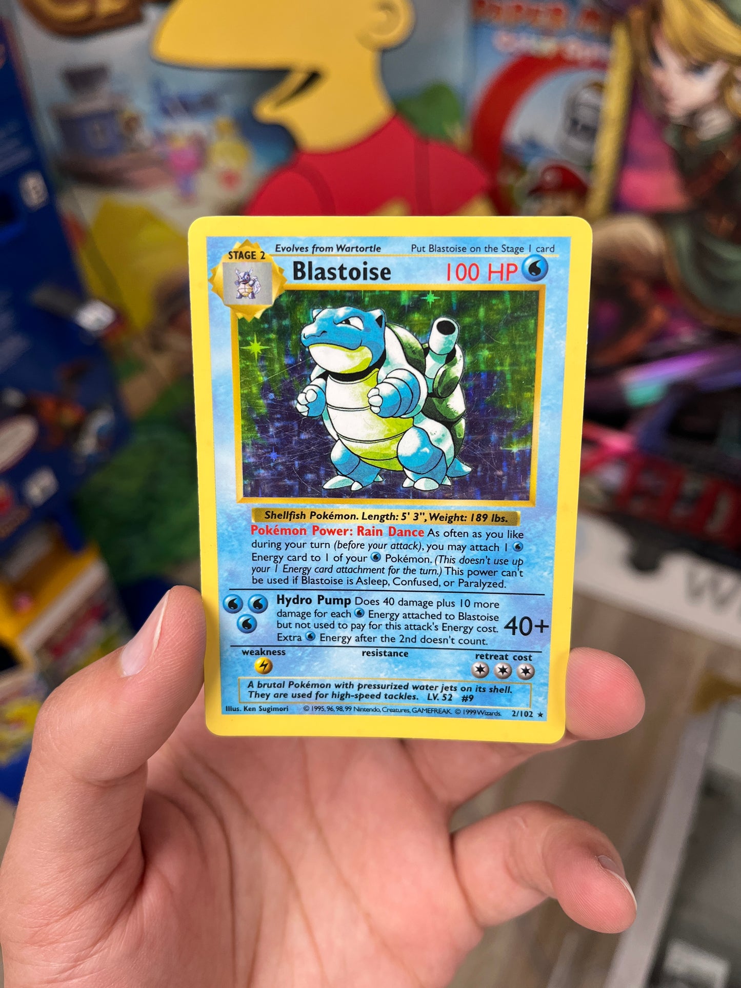 Blastoise Shadowless Base MP