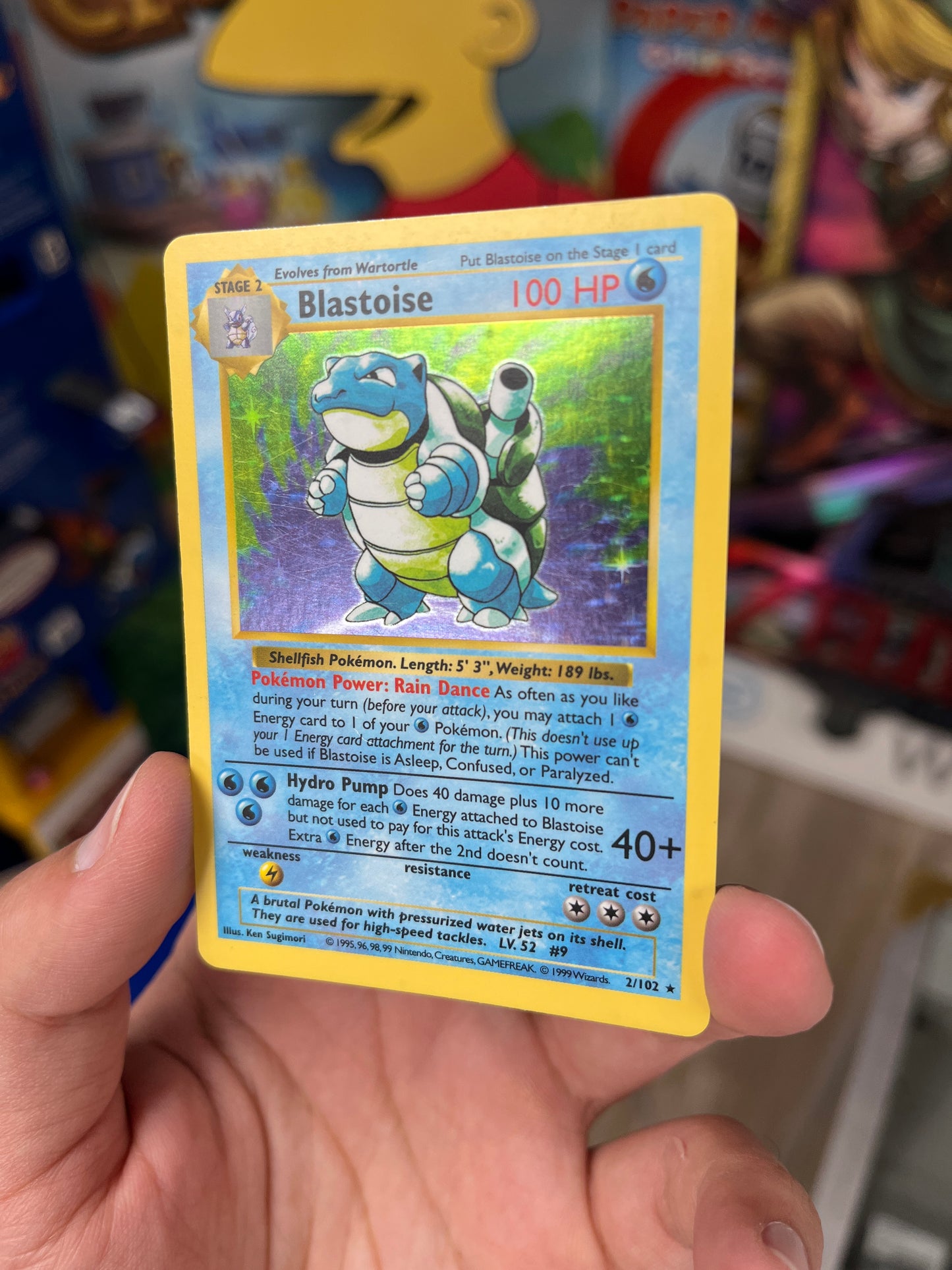 Blastoise Shadowless Base MP