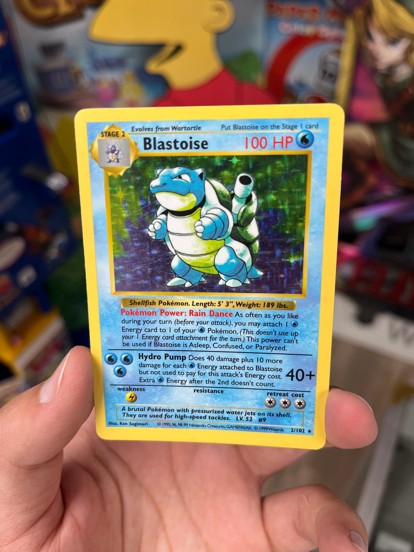 Blastoise Shadowless Base MP