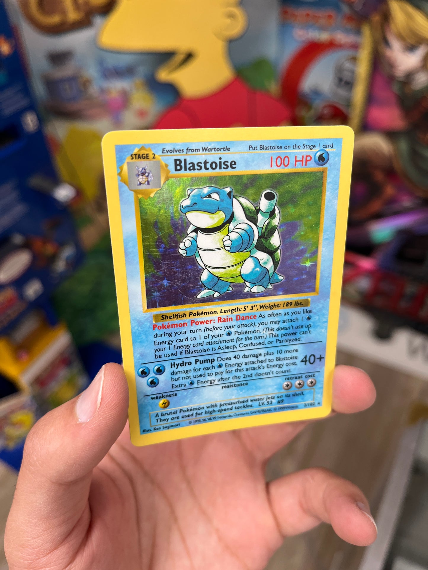Blastoise Shadowless Base MP