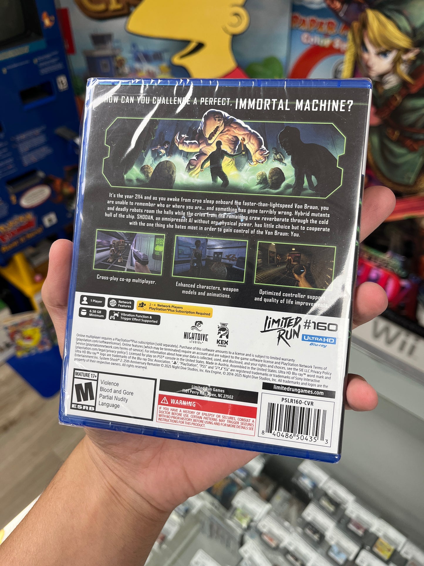 System Shock 2: 25th Anniversary PS5 Sealed